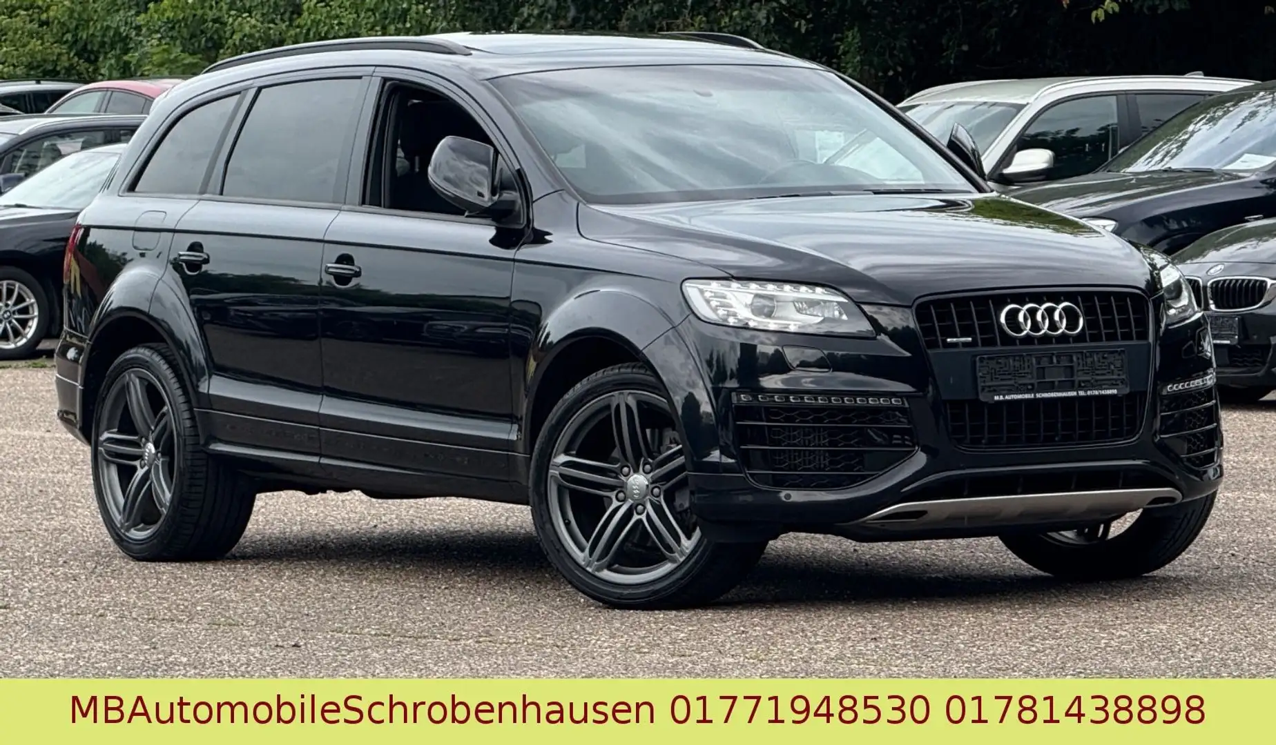 Audi Q7 4.2 TDI quattro V12 Opti S Line 7 Sitze Schwarz - 1