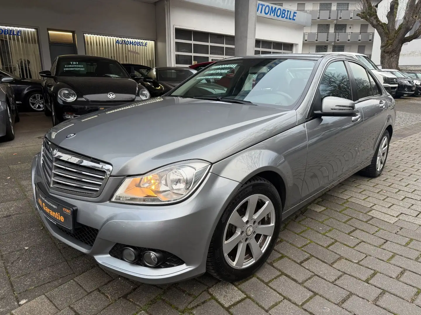 Mercedes-Benz C 200 CDI Limo.,8 fachbereift, Navi,Standheizung Silber - 1