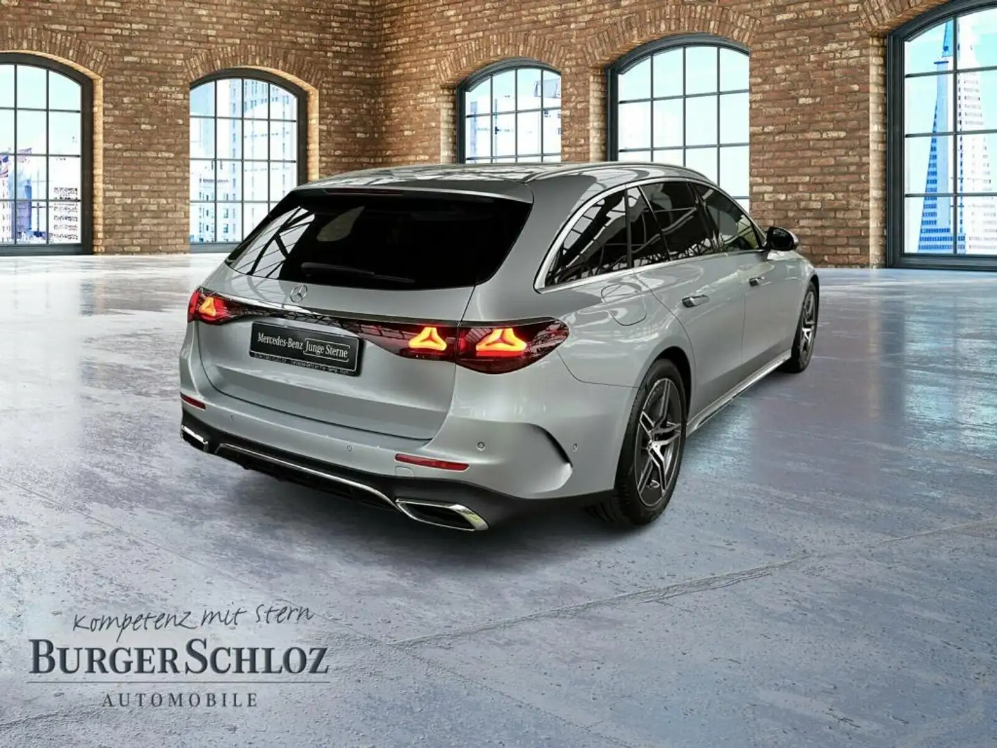 Mercedes-Benz E 450 T 4M AMG AMG/360'/LED/DISTRO/NAVI/MBUX/SHZ Silber - 2