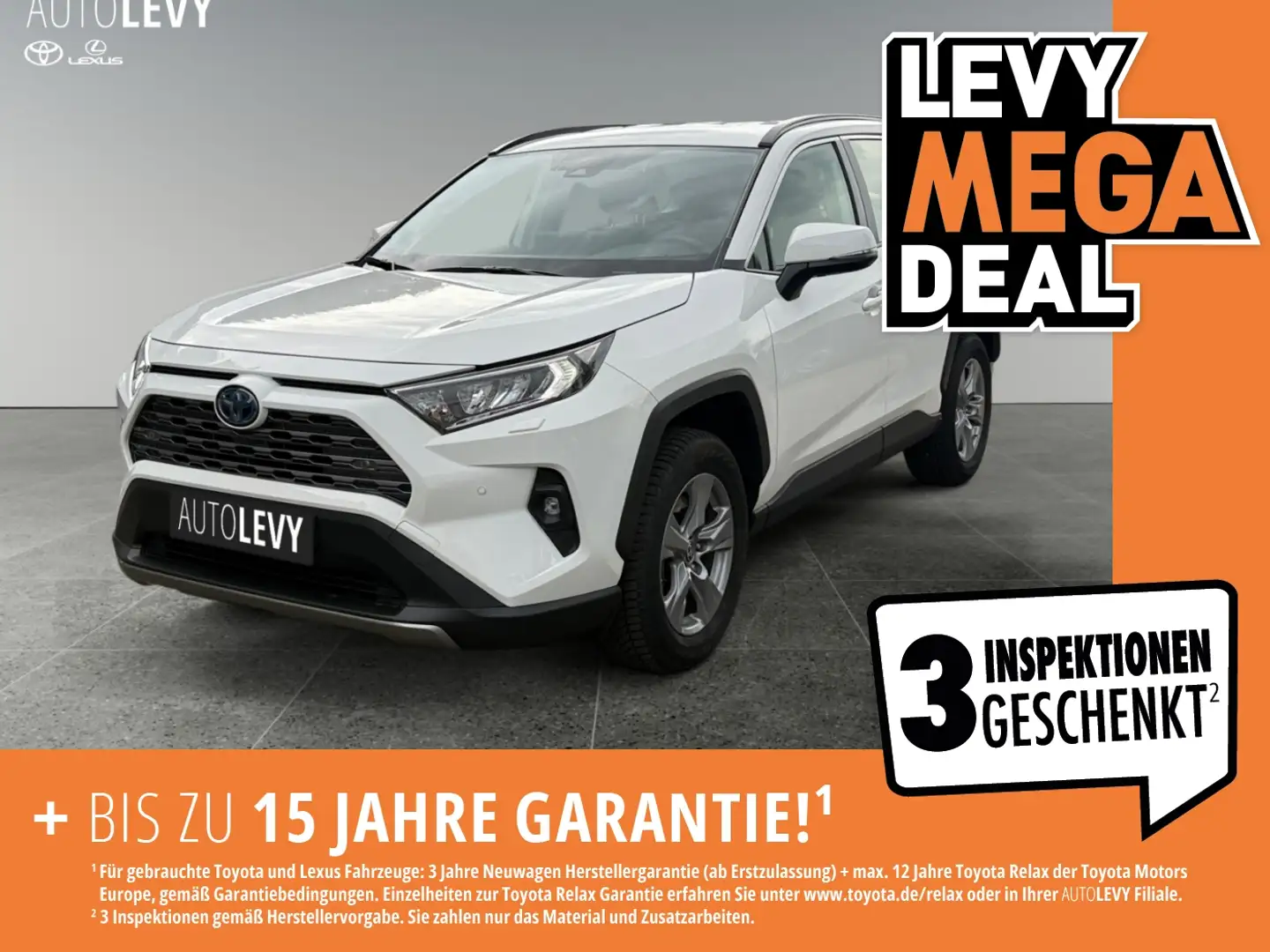 Toyota RAV 4 RAV4 2.5 Business Edition +Allwetter+TEMP+Kamera+ Wit - 1