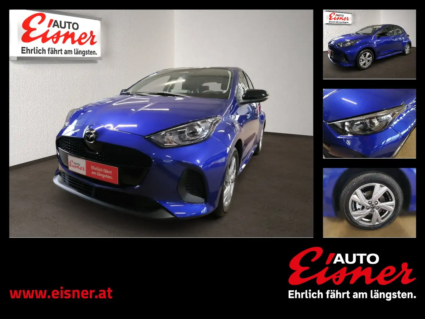 Mazda 2 15 Exclusive-Line ACC AUT DynLicht Facelift LM Blau - 1