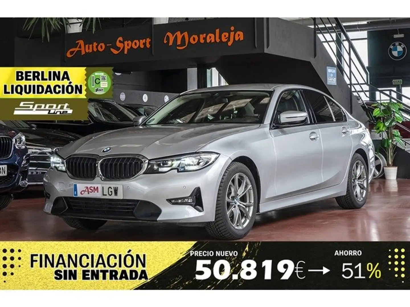 BMW 318 318d Plateado - 1