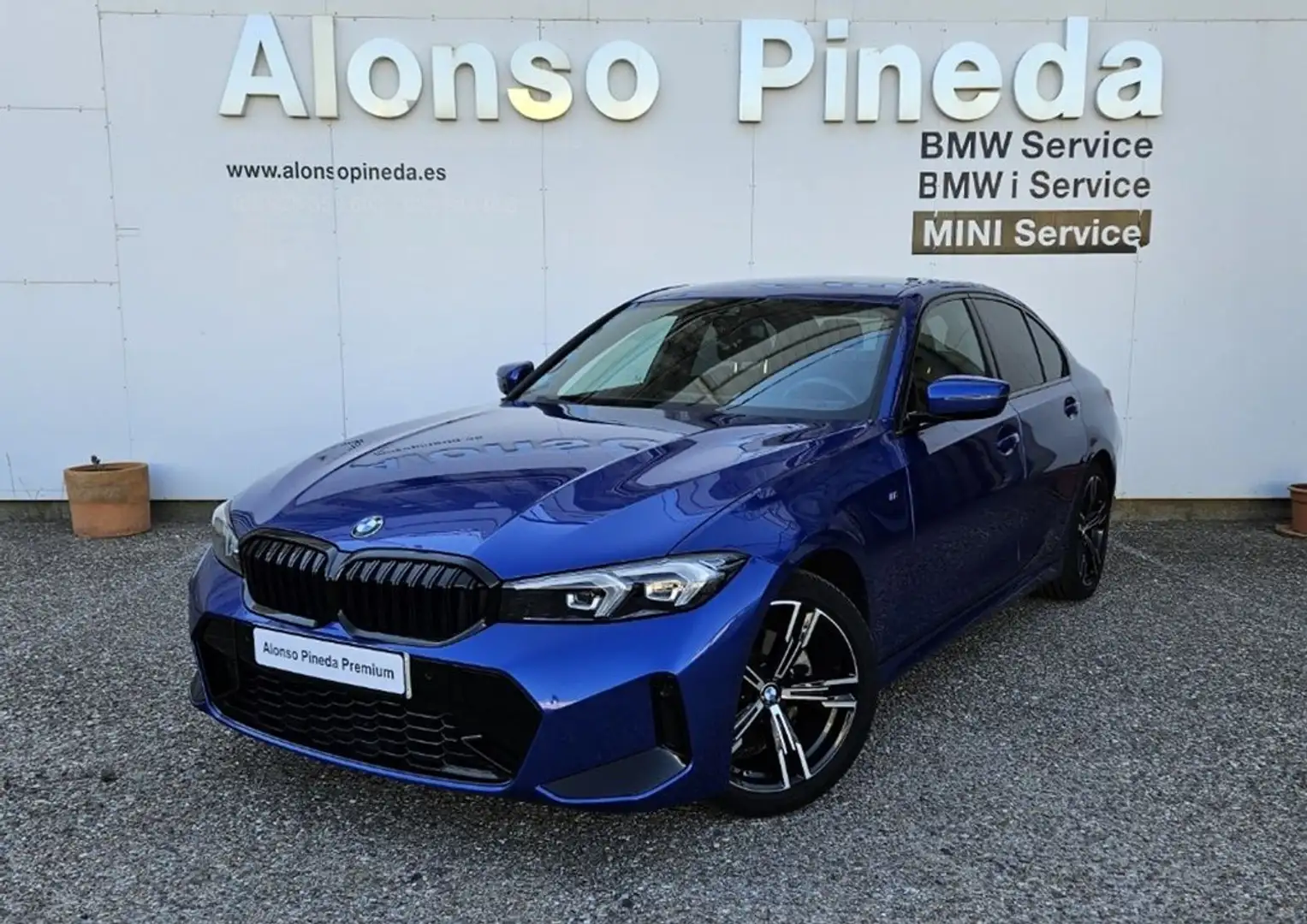 BMW 320 d Bleu - 1