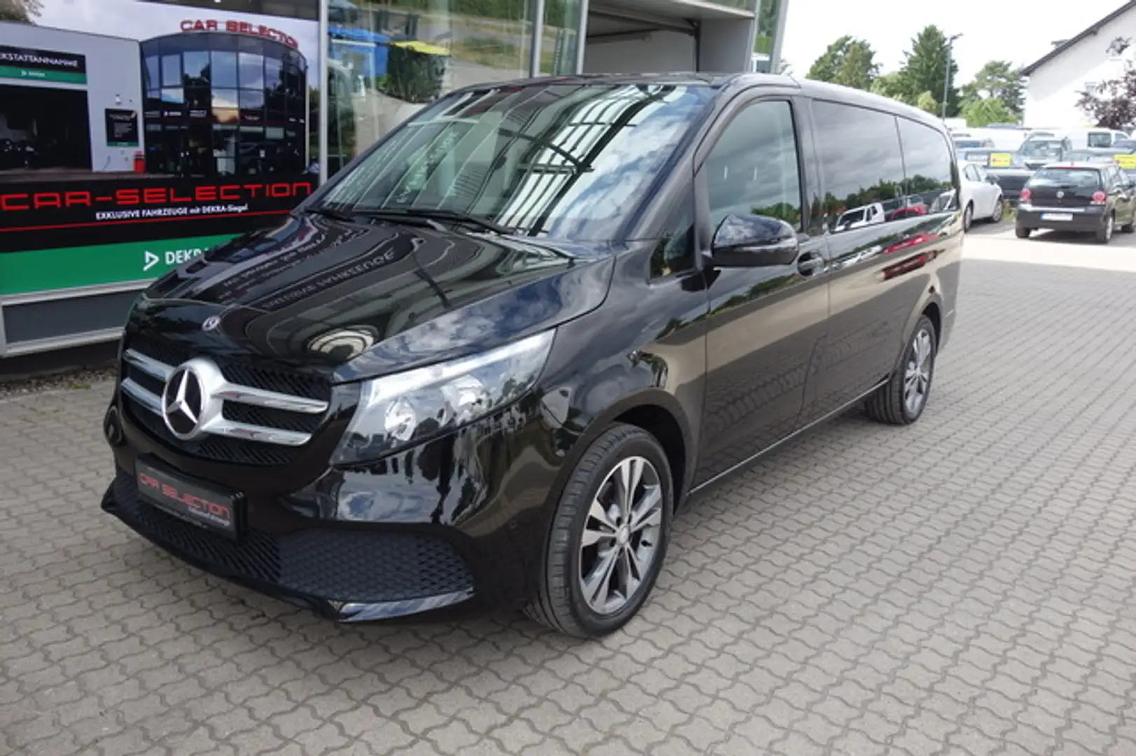 Mercedes-Benz V 220 d Lang Liegepaket 7SITZER/AHK/KAM/TEMP/9-G Noir - 1