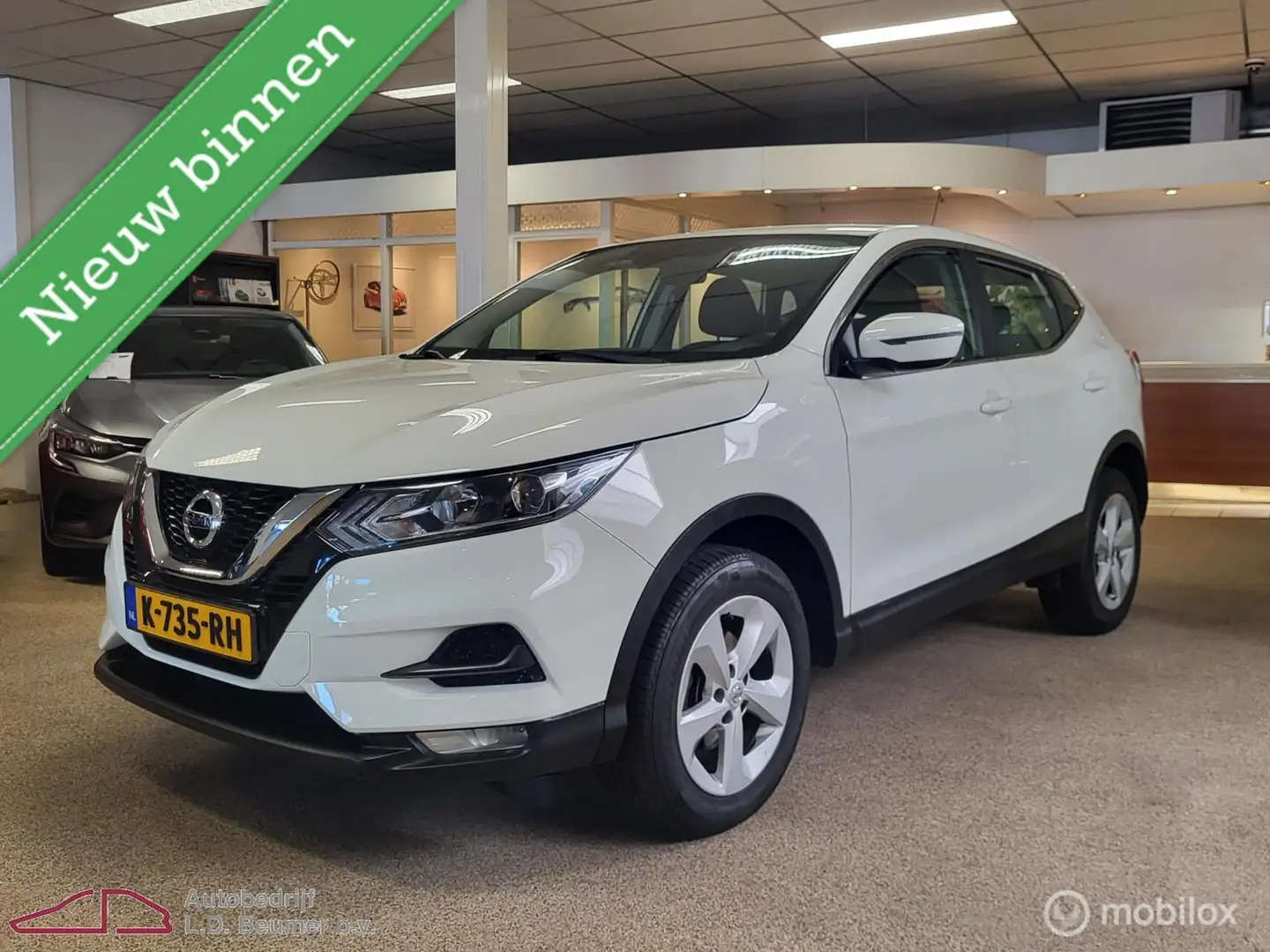 Nissan Qashqai 1.3 Dig-T Access Edition *NL, 1e EIG, CAMERA, ANDR Weiß - 1