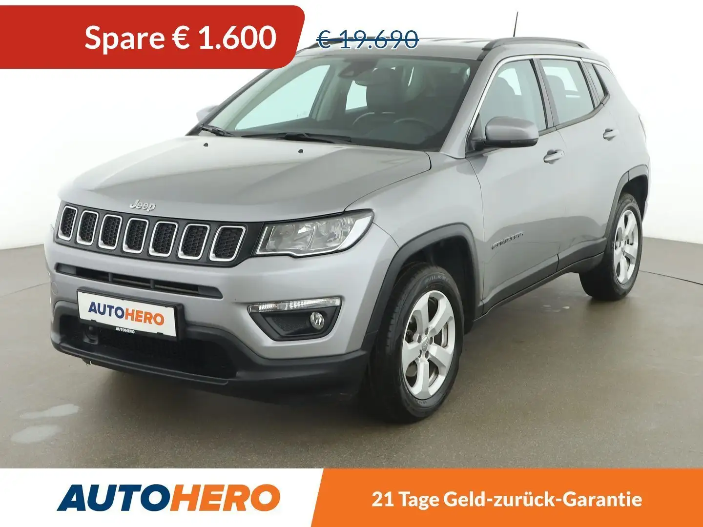 Jeep Compass 2.0 M-Jet Longitude 4WD Gris - 1