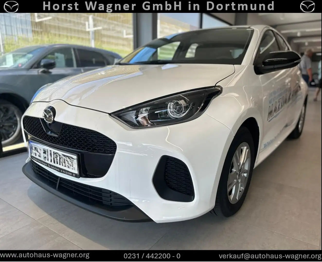 Mazda 2 Hybrid Center-Line 116 PS *Automatik*Klima* Weiß - 1