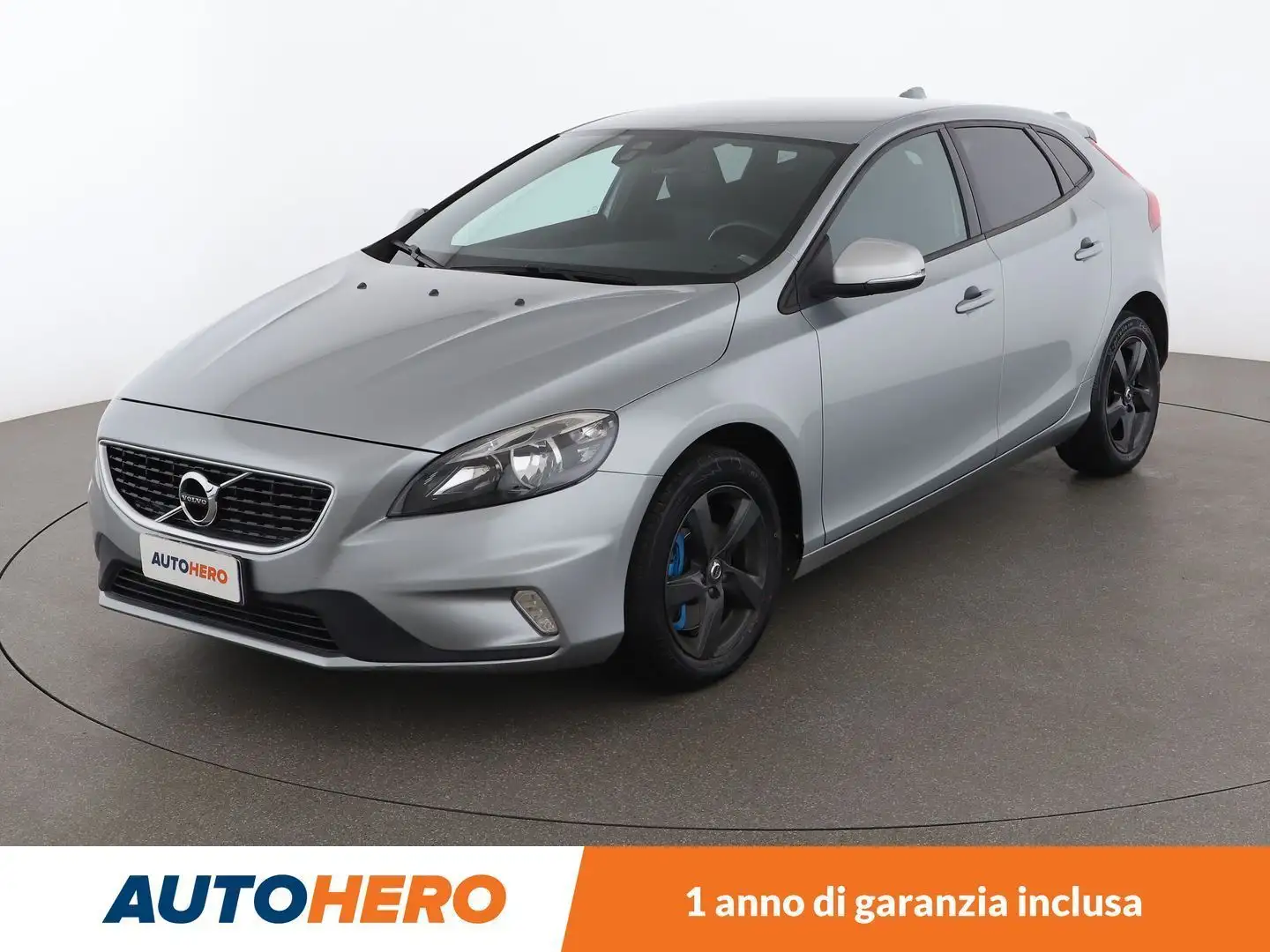 Volvo V40 2.0 D3 R-Design Kinetic Argento - 1