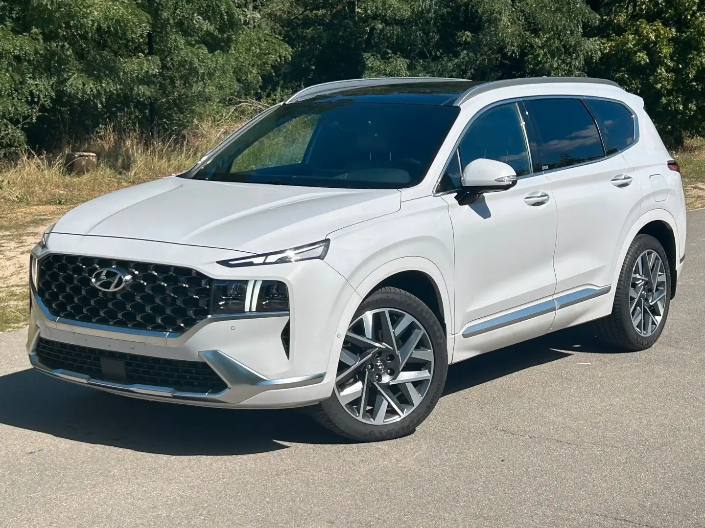 Hyundai SANTA FE SANTA Fe 2.2 CRDi Signature *Pano*Standhzg*AHK* Blanc - 1
