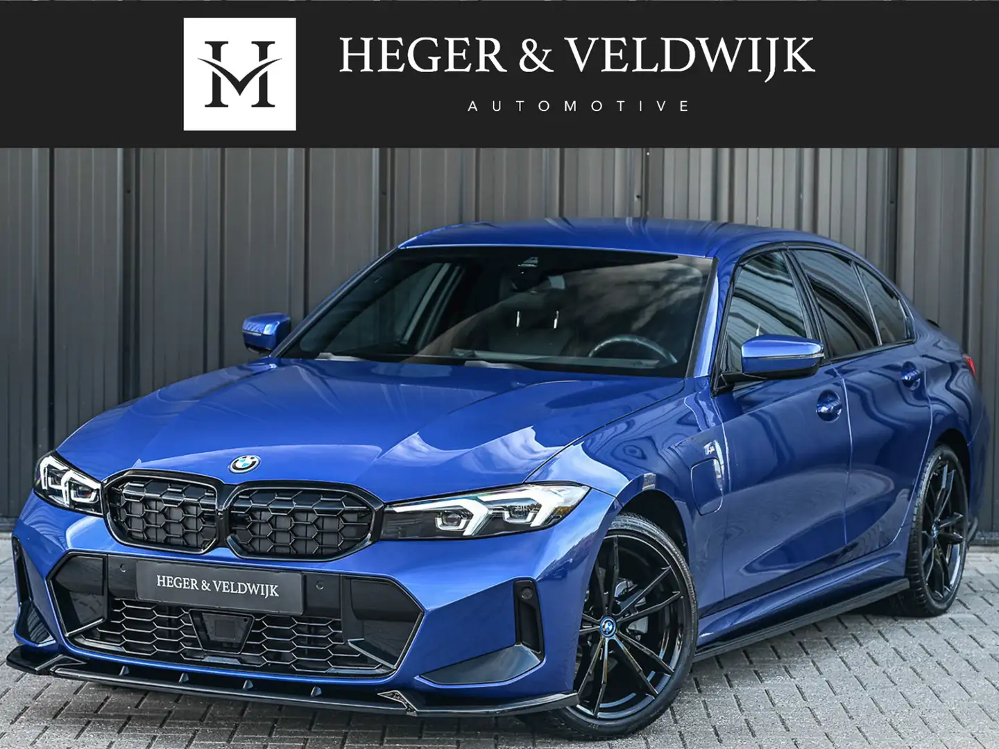 BMW 330 3-serie 330e | M-SPORT | SPORT SEATS | FULL STYLIN Bleu - 1