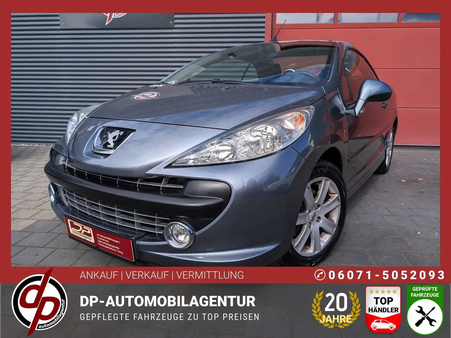Peugeot 207 CC 1.6 "Sport" *KLIMAANLAGE/ALUFELGEN* Grigio - 1