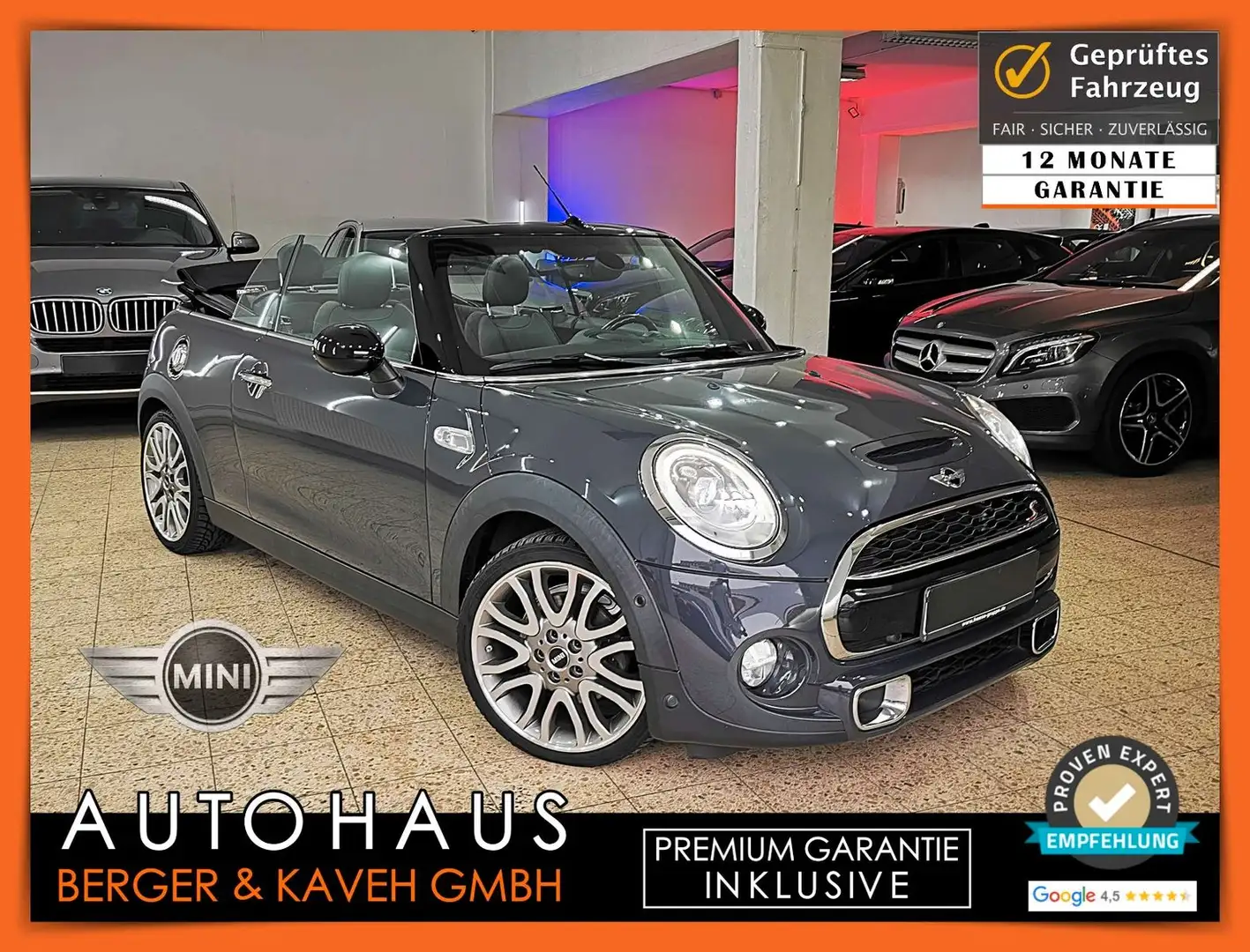 MINI Cooper S Cabrio COOPER S Cabrio | NAVI | LED +[12M.GARANTIE]  Grau - 1