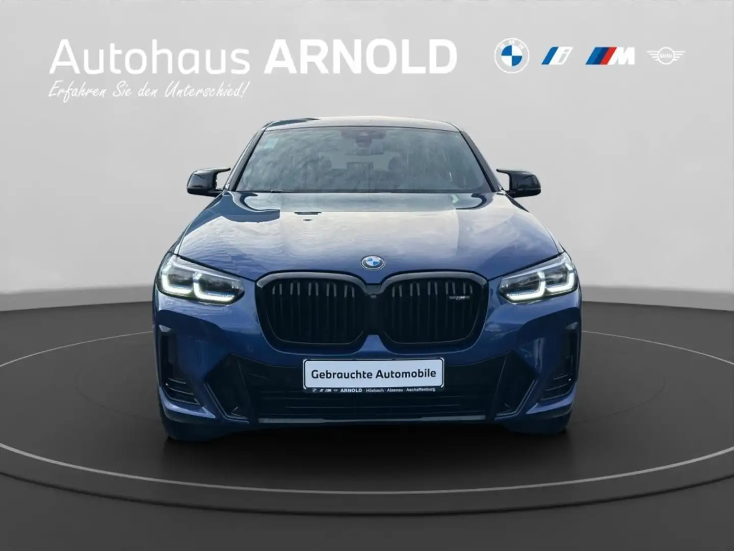 BMW X4 M 40d Laser HeadUp Leder Gestiksteuerung el. Sitze Blau - 2