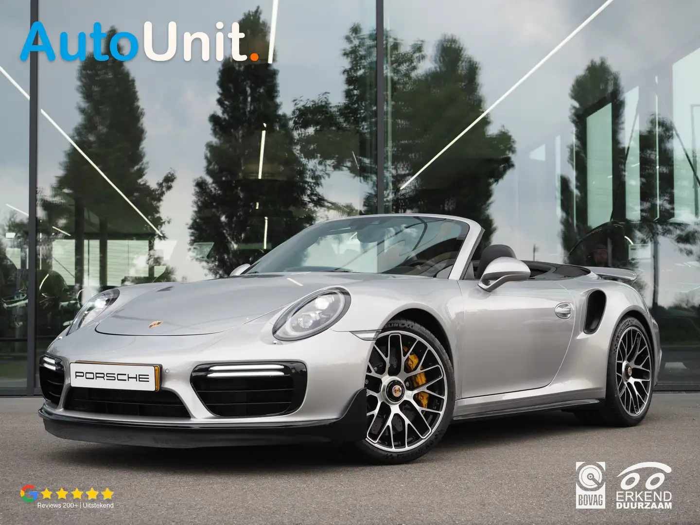Porsche 991 Cabrio 3.8 Turbo S 991.2 Upgrade | Keramisch | Aer Zilver - 1
