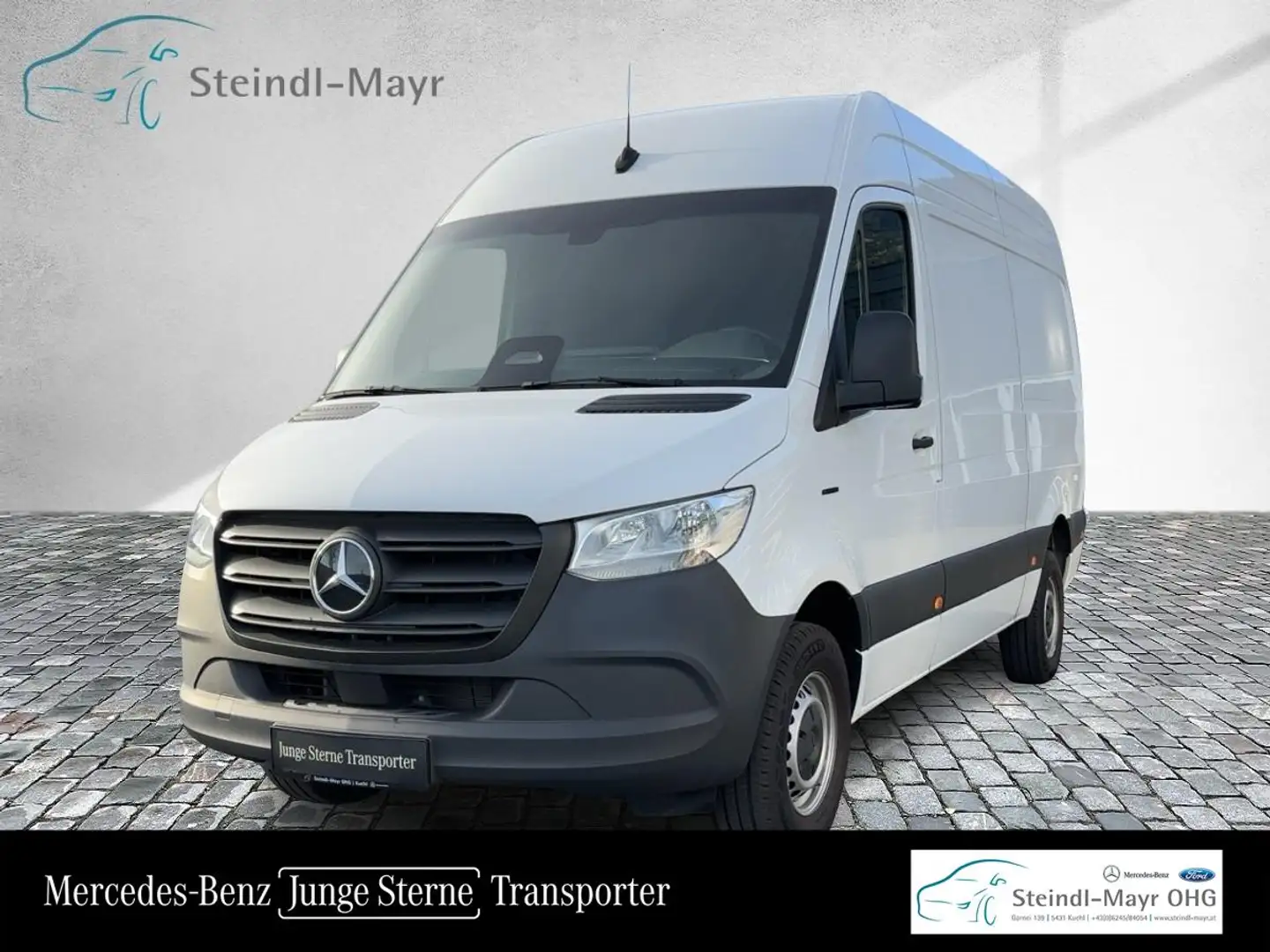 Mercedes-Benz eSprinter 320 Kasten 56kW Batterie Stdhzg Weiß - 1