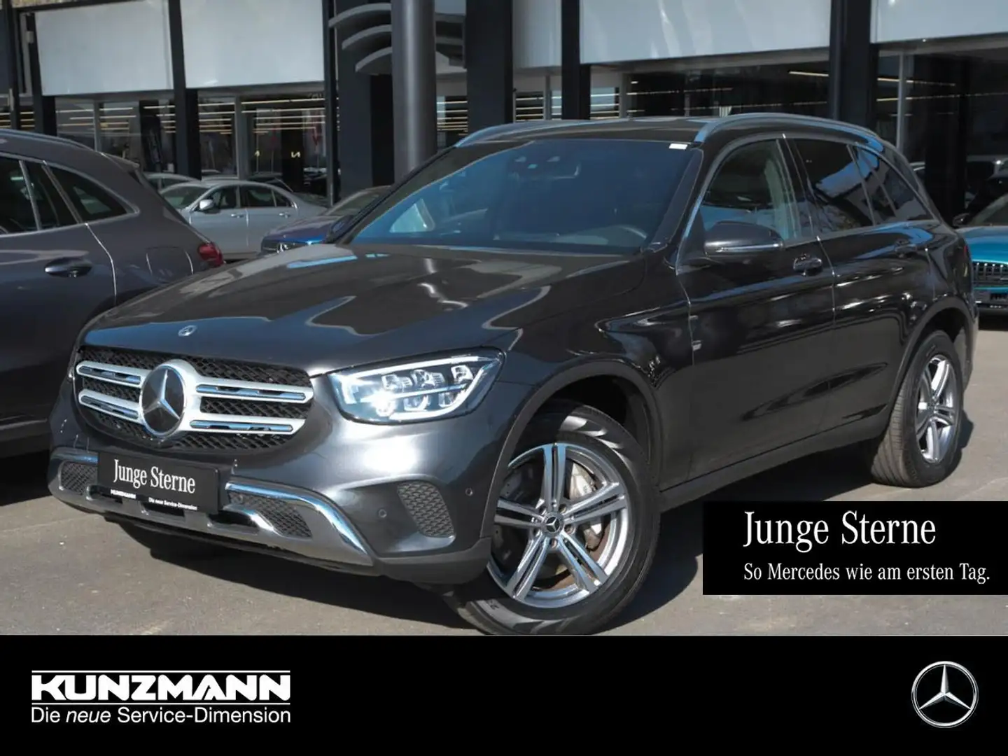 Mercedes-Benz GLC 300 e 4M MBUX Navi+ Distronic HeadUp 360° Grau - 1