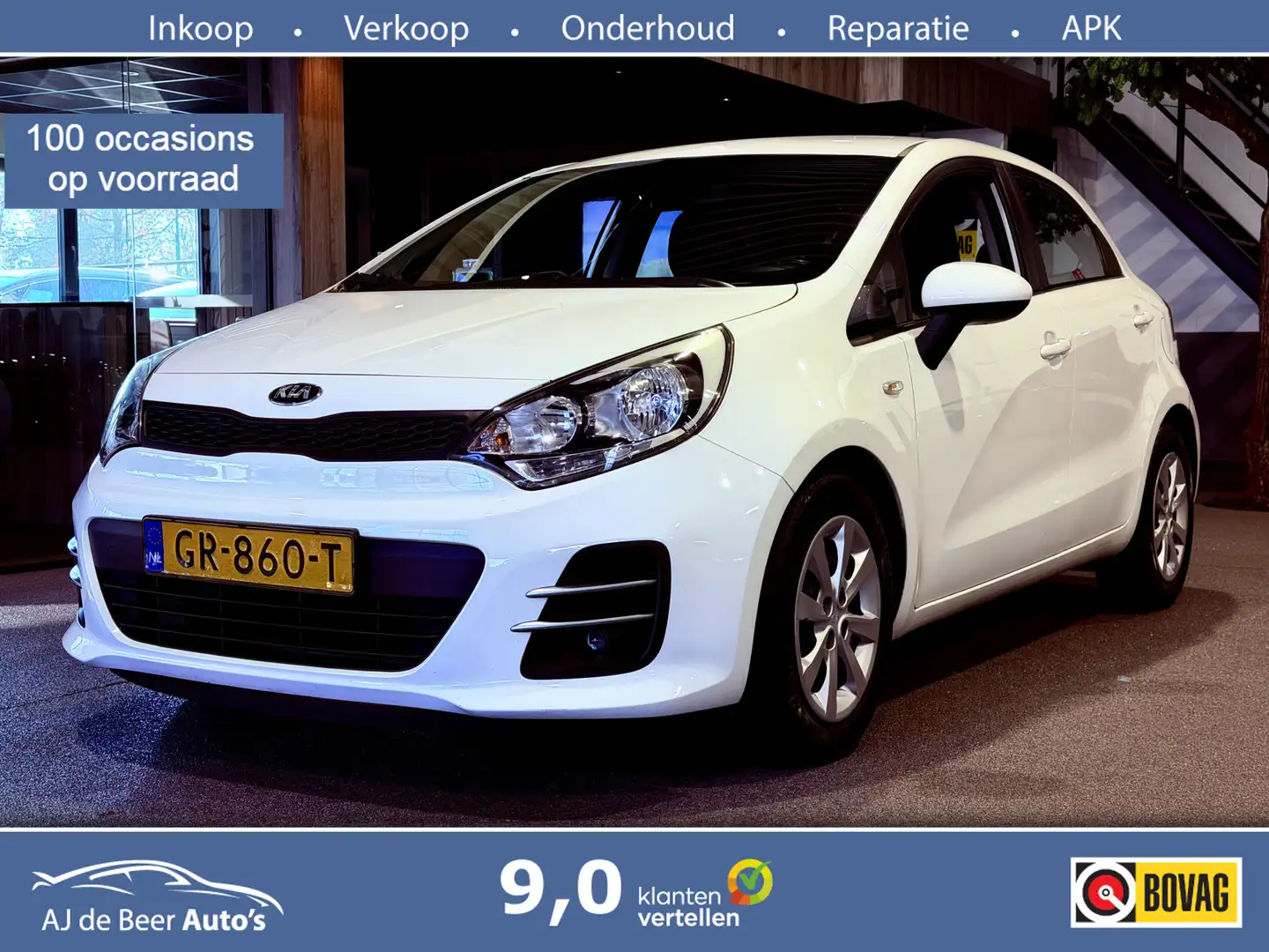 Kia Rio 1.2 CVVT ComfortLine Airco | Cruise | Parrot syste Wit - 1
