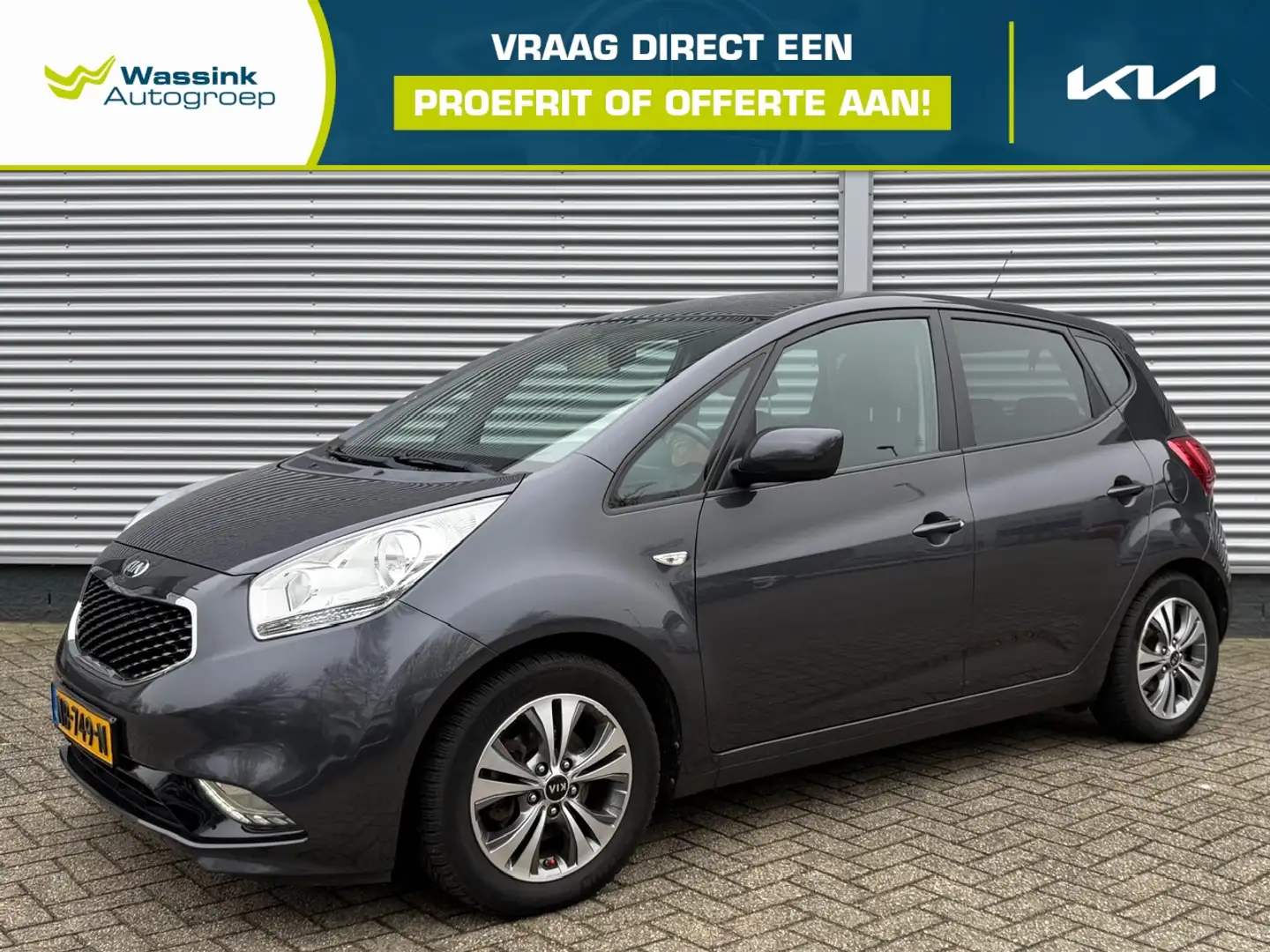 Kia Venga 1.4 CVVT 90pk DynamicPlusLine I NL Auto I 1E Eigen Gris - 1