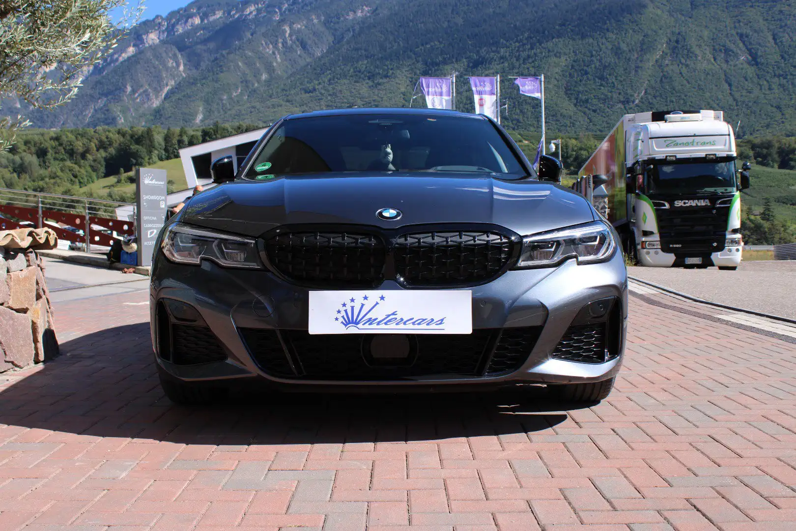 BMW 340 48V xDrive SEDILI M-TETTO-LASER-GANCIO Grigio - 2