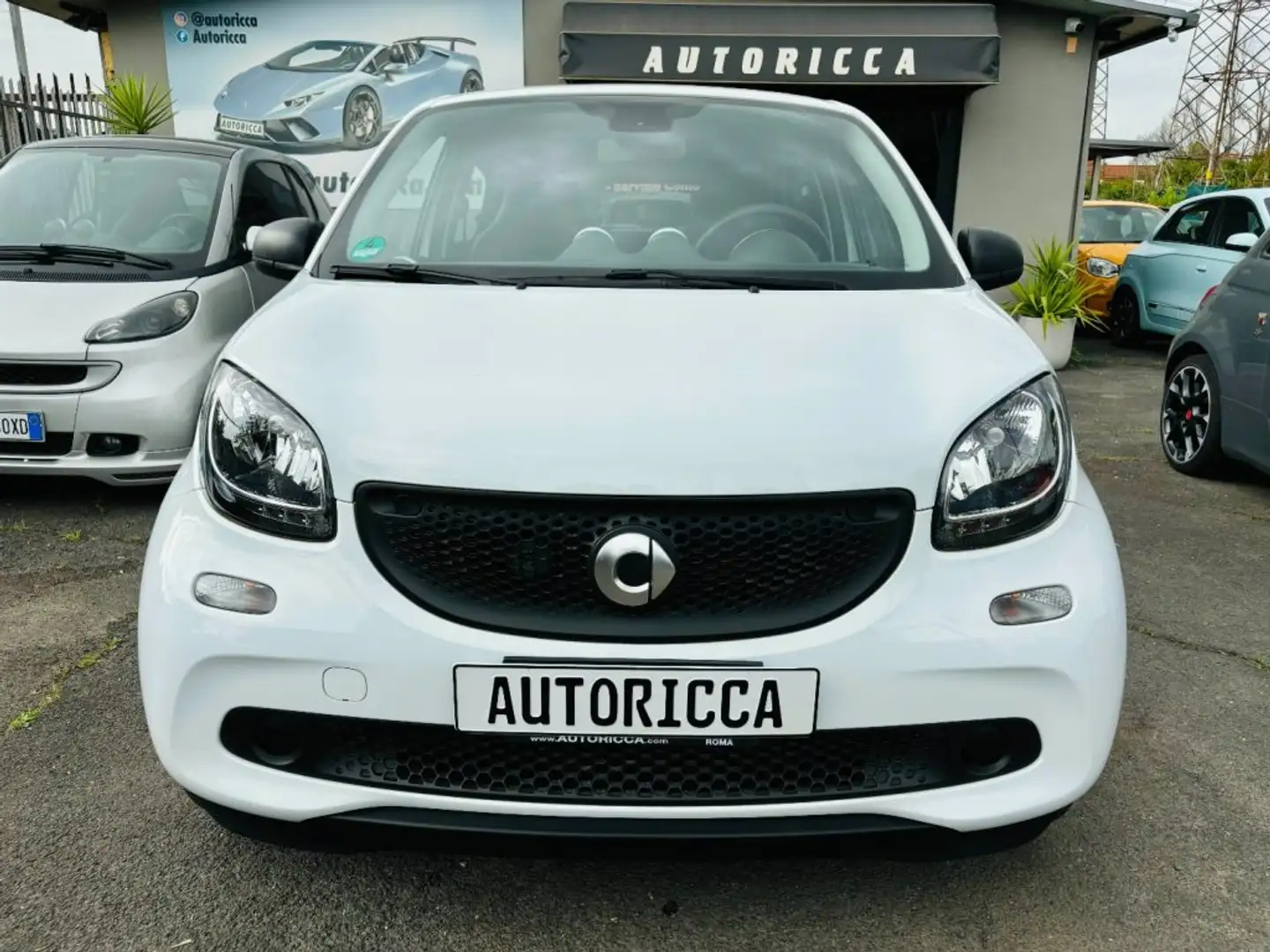 smart forFour Turbo 90CV TOTAL WHITE *FULL OPTIONAL*UNICO PROPR* Bianco - 2