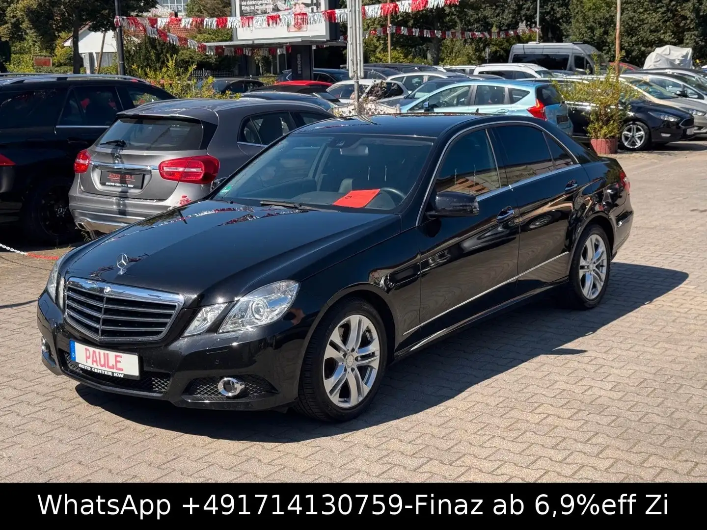 Mercedes-Benz E 350 CGI BlueEffi-AUTO-TEMP-NAVI-SHZ-LEDER-KAME Noir - 1