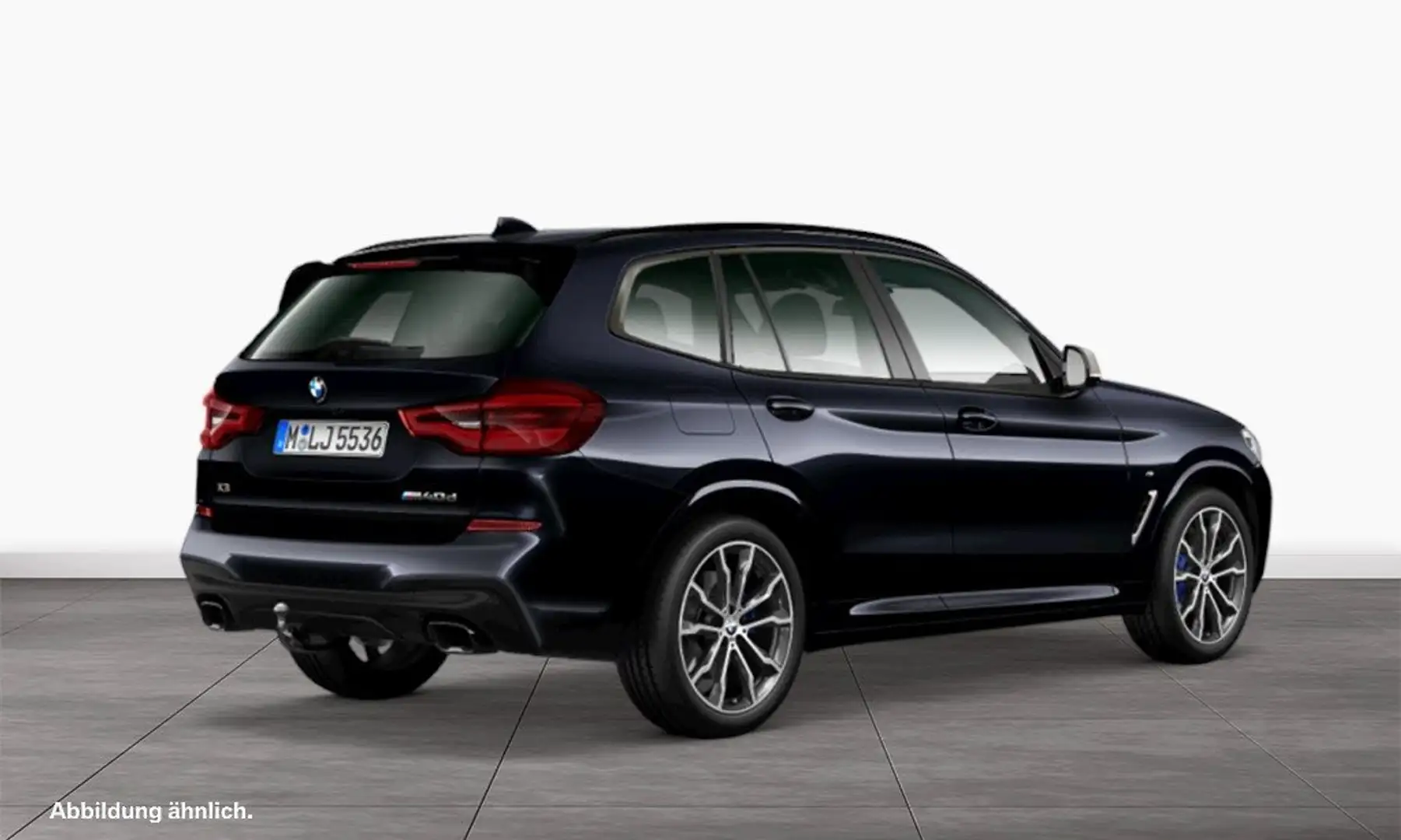 BMW X3 M 40d AHK Head-Up Leder PanoDach Head-Up +GARANTIE+ Schwarz - 2