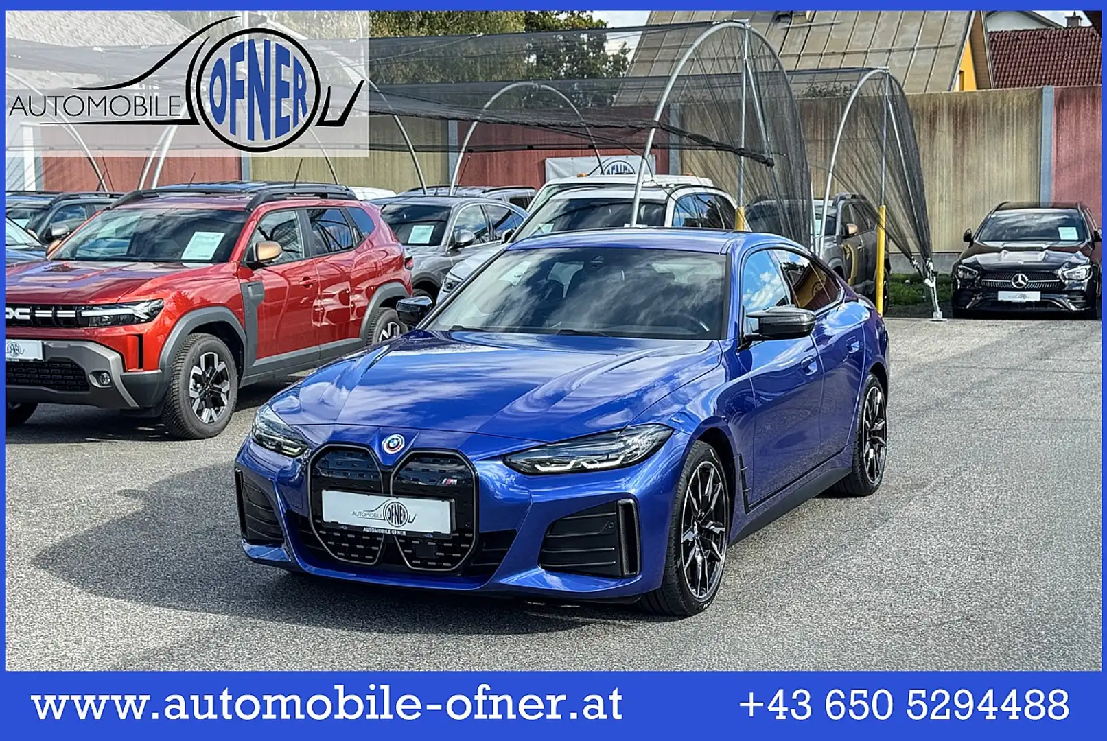 BMW i4 Gran Coupe xDrive M50 80,7kWh M-Sport Pro 50Yea... Bleu - 1