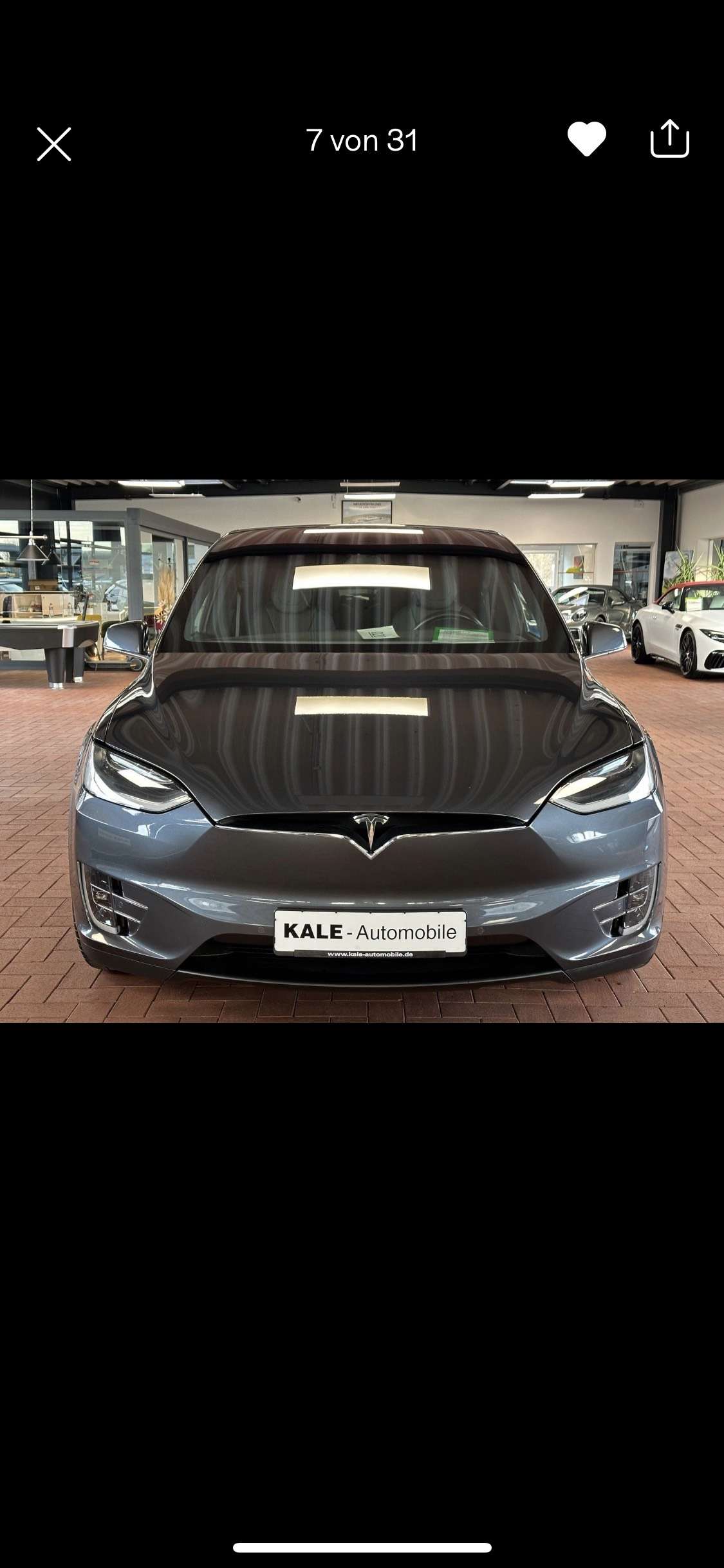 Second hand Tesla Model X electro