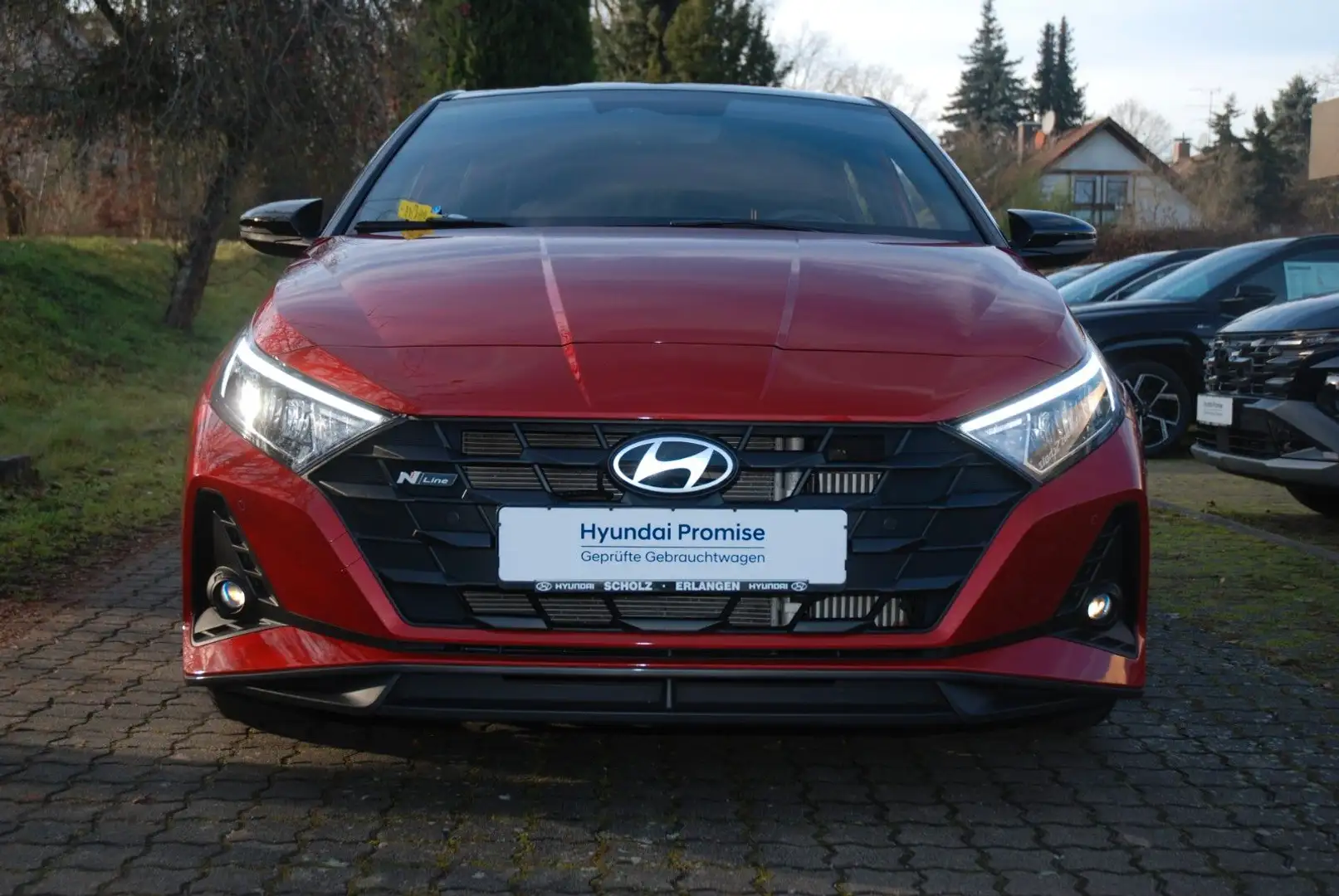 Hyundai i20 1.0 T-GDI DCT N Line Smartpaket Navi Rouge - 2