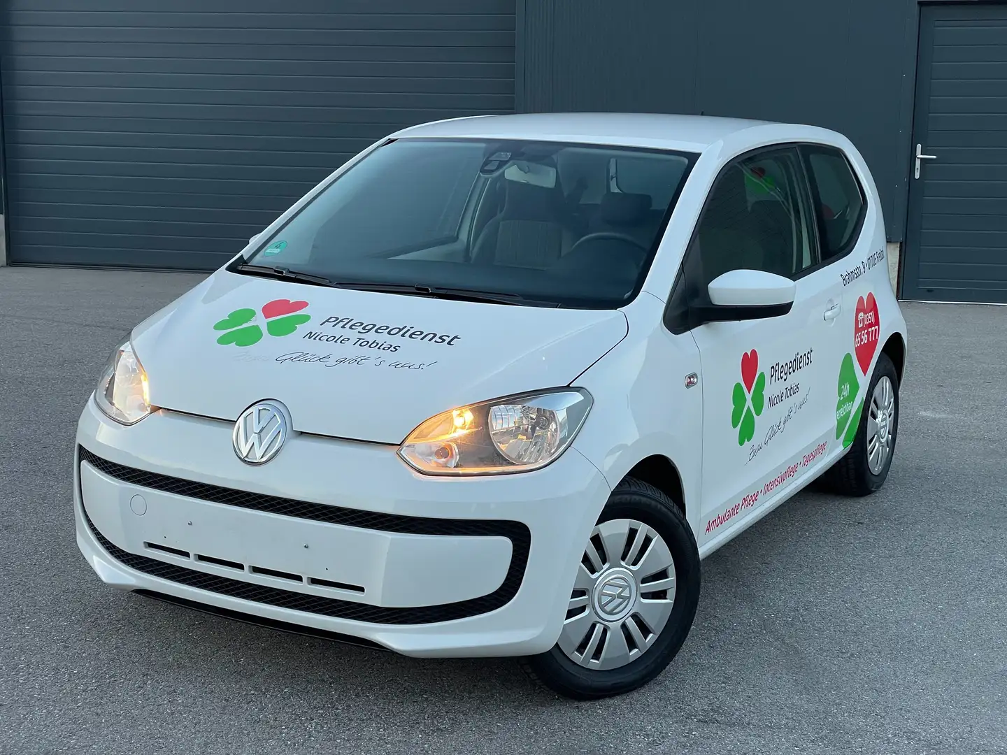 Volkswagen up! UP 1,0 MPI move up, Euro 5, Klima, netto 3700,-e Weiß - 1