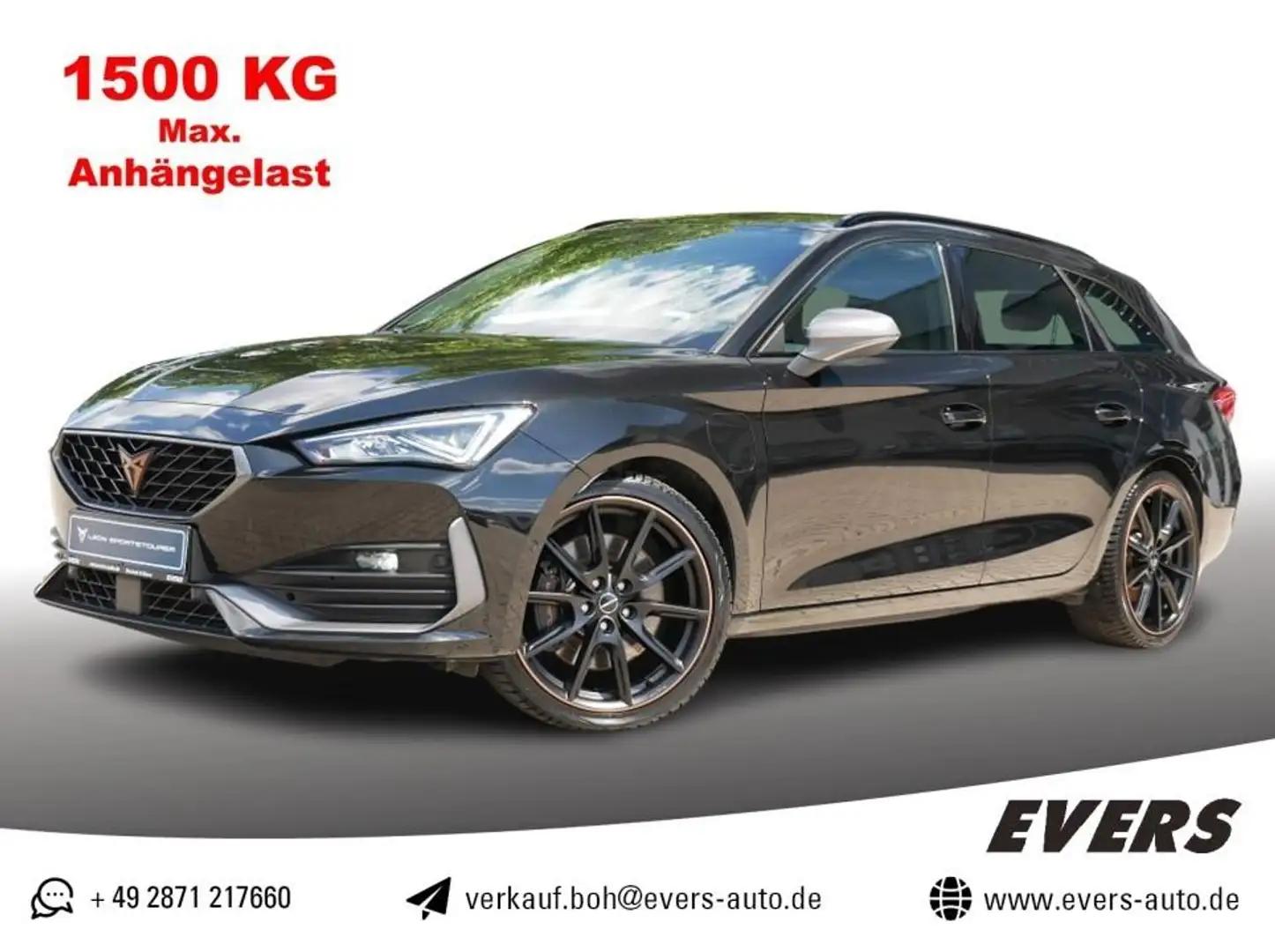 CUPRA Leon ST 1.4 e-HYBRID VZ DSG AHK+ACC+KAMERA+SHZ Schwarz - 1
