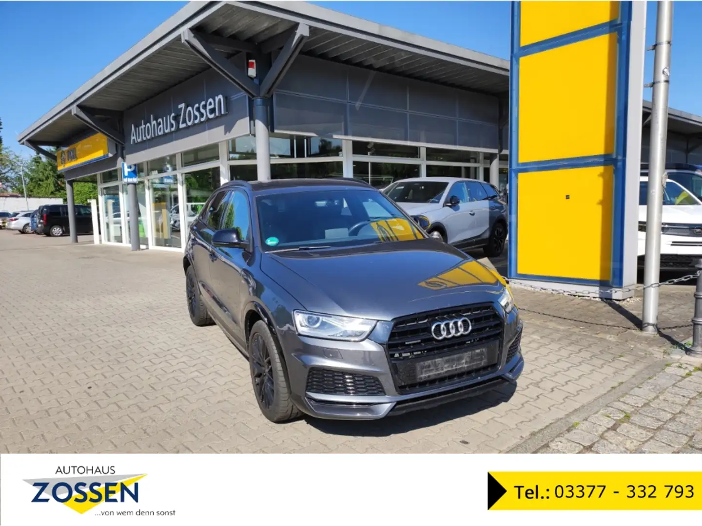 Audi Q3 sport quattro 2.0 TDI S line Standh.+Bearlock Gris - 1