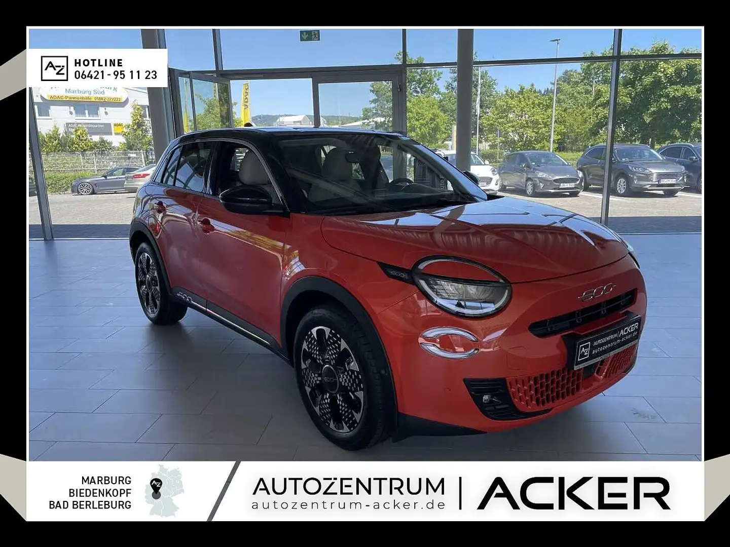 Fiat 600e La Prima 54kWh ACC/LED/Navi -14%* Orange - 1