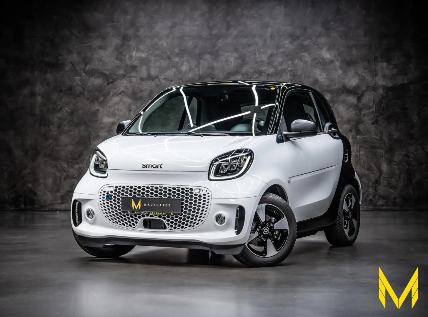 smart forTwo EQ coupe EXCLUSIVE#237KM#48MONATEGARANTIE Blanc - 1