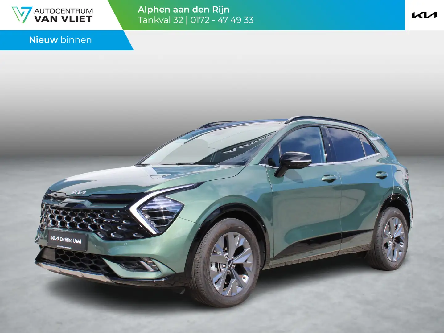 Kia Sportage 1.6 T-GDi Hybrid GT-Line | Stoel verwarming | Schu Groen - 1