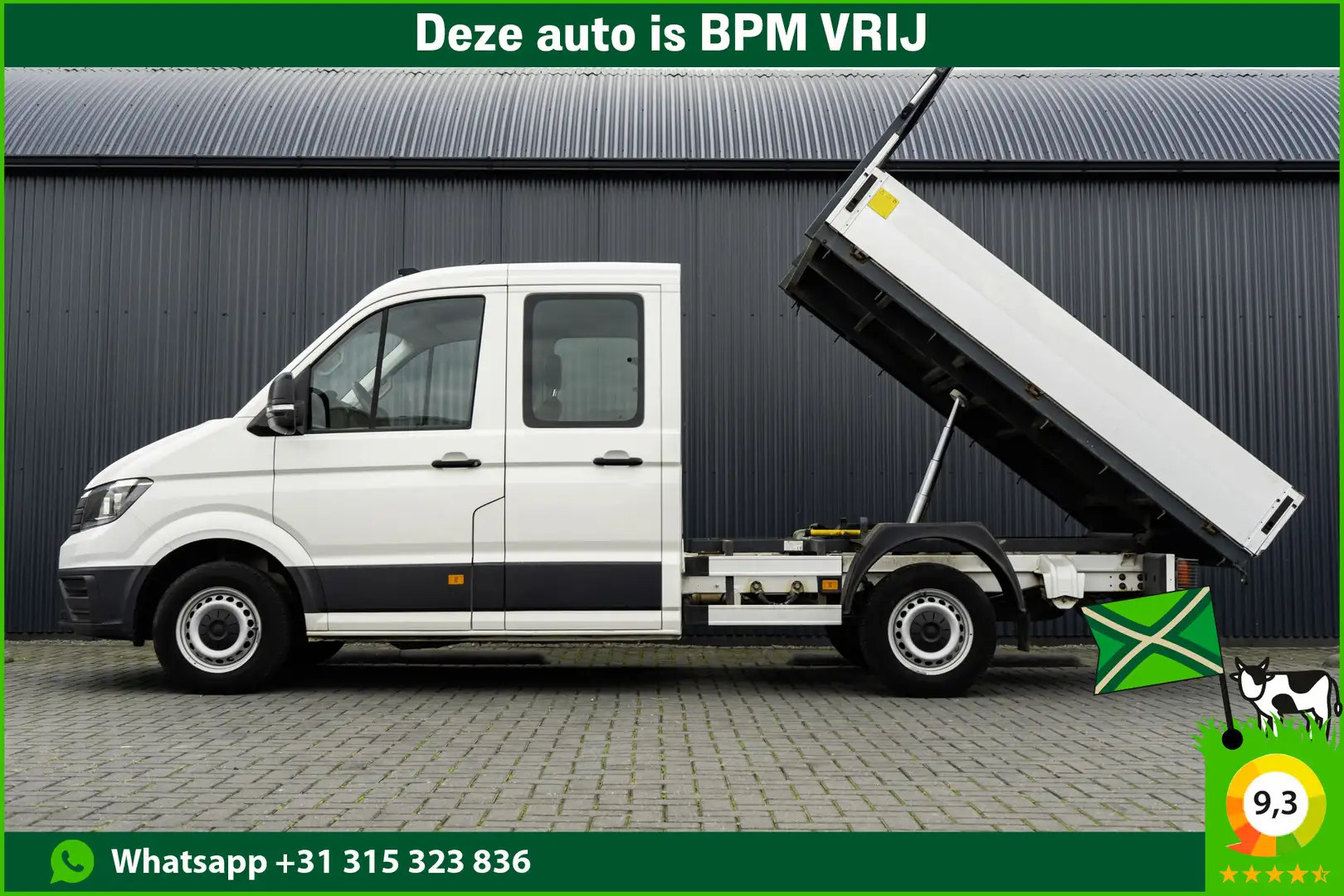 Volkswagen Crafter 35 2.0 TDI | Kipper | DC | 6-Zits | Cruise | Airco Blanc - 1