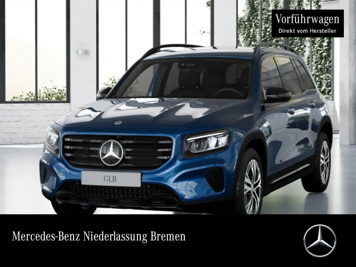 Mercedes-Benz GLB 200 PROGRESSIVE+NIGHT+360°+AHK+LED+TOTW+7G Blau - 1