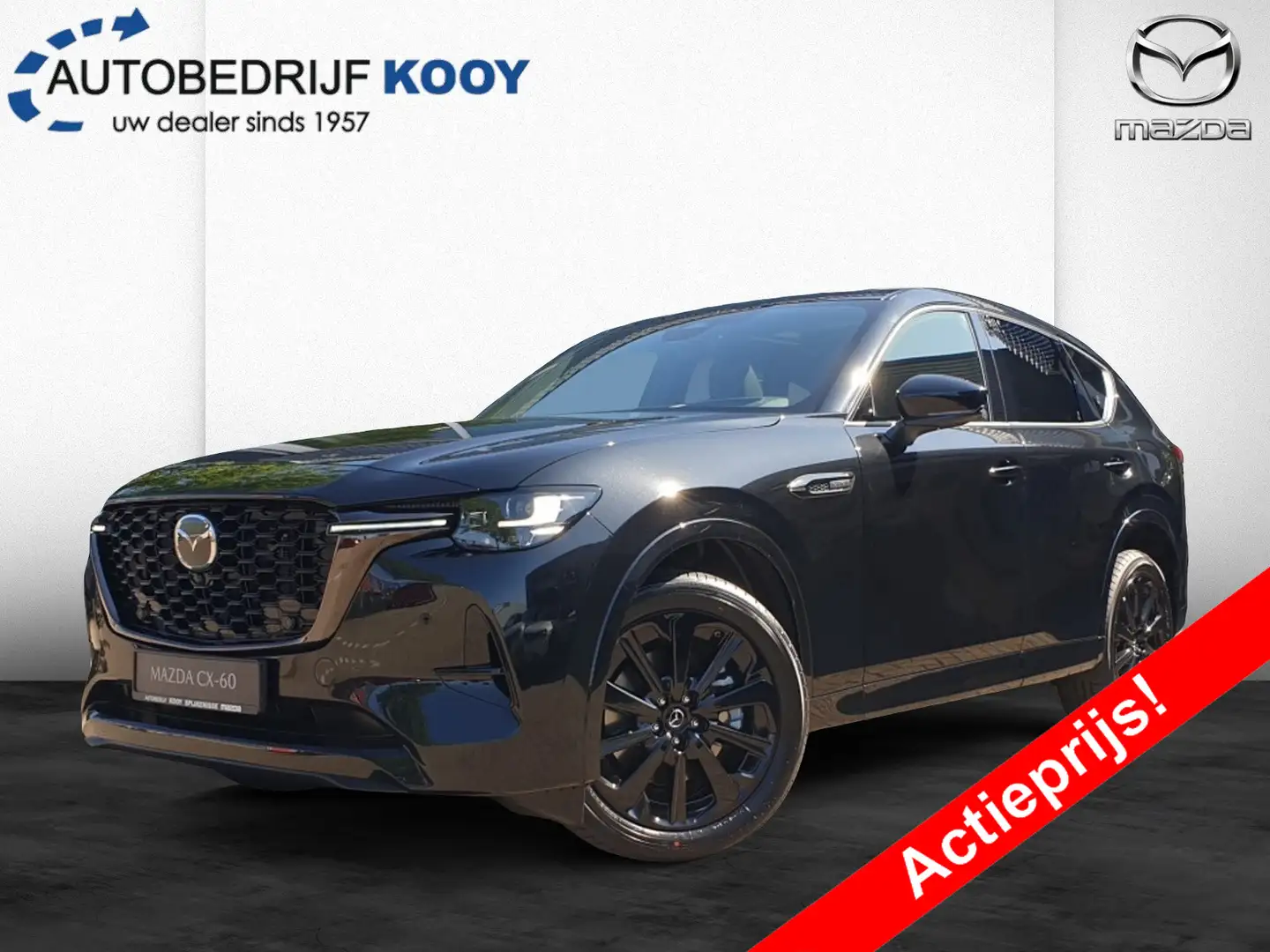 Mazda CX-60 2.5 e-SkyActiv PHEV 327pk Homura Plus Zwart - 1