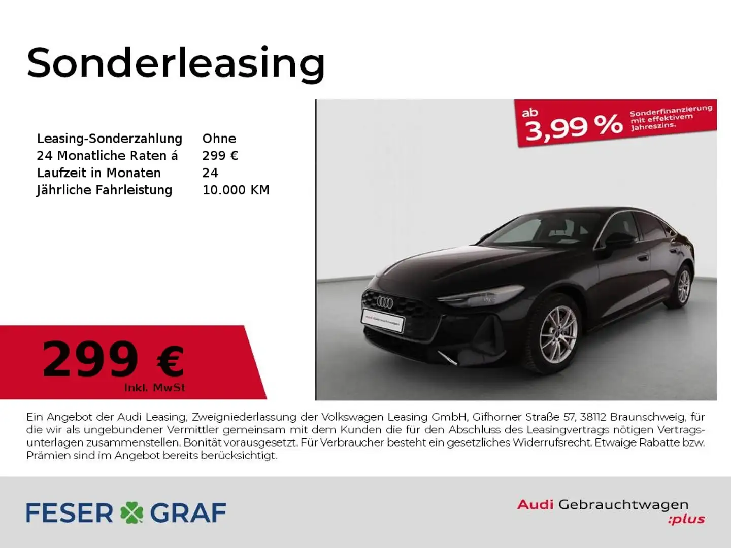 Audi A5 Lim. S tronic (5) Virtual Cockpit/ACC/Kamera/Alu18 Noir - 1