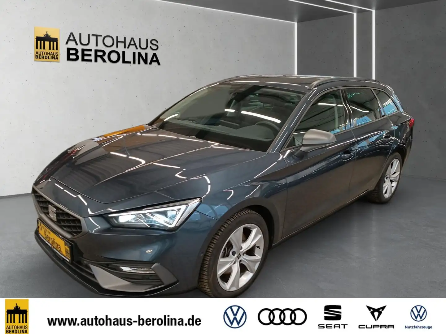 SEAT Leon ST 2.0 TDI FR DSG *ACC*Vision+*LED*NAV*SHZ* Szary - 2