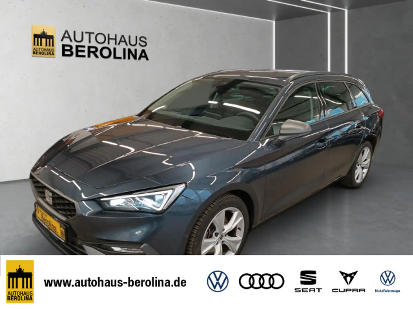 SEAT Leon ST 2.0 TDI FR DSG *ACC*Vision+*LED*NAV*SHZ* Szary - 1