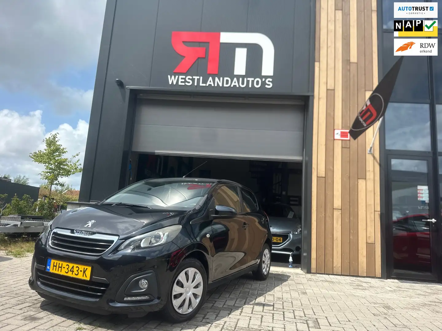 Peugeot 108 1.0 e-VTi Active/airco/NAP/telefoon connect/dealer Negro - 1
