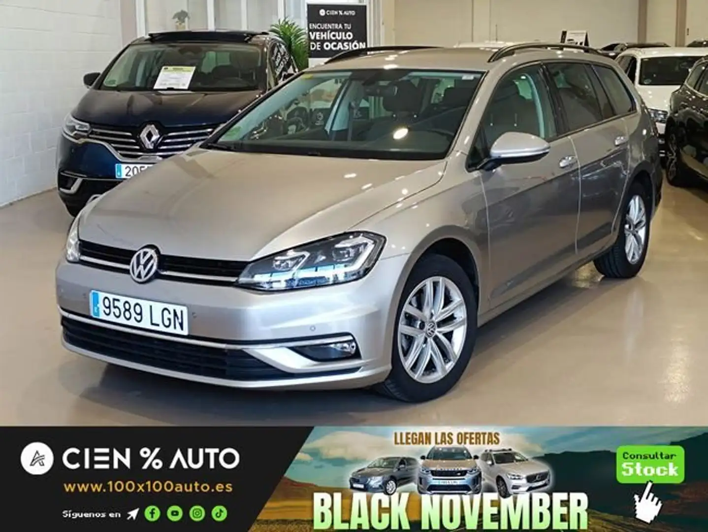 Volkswagen Golf Variant 2.0TDI Advance Argent - 1