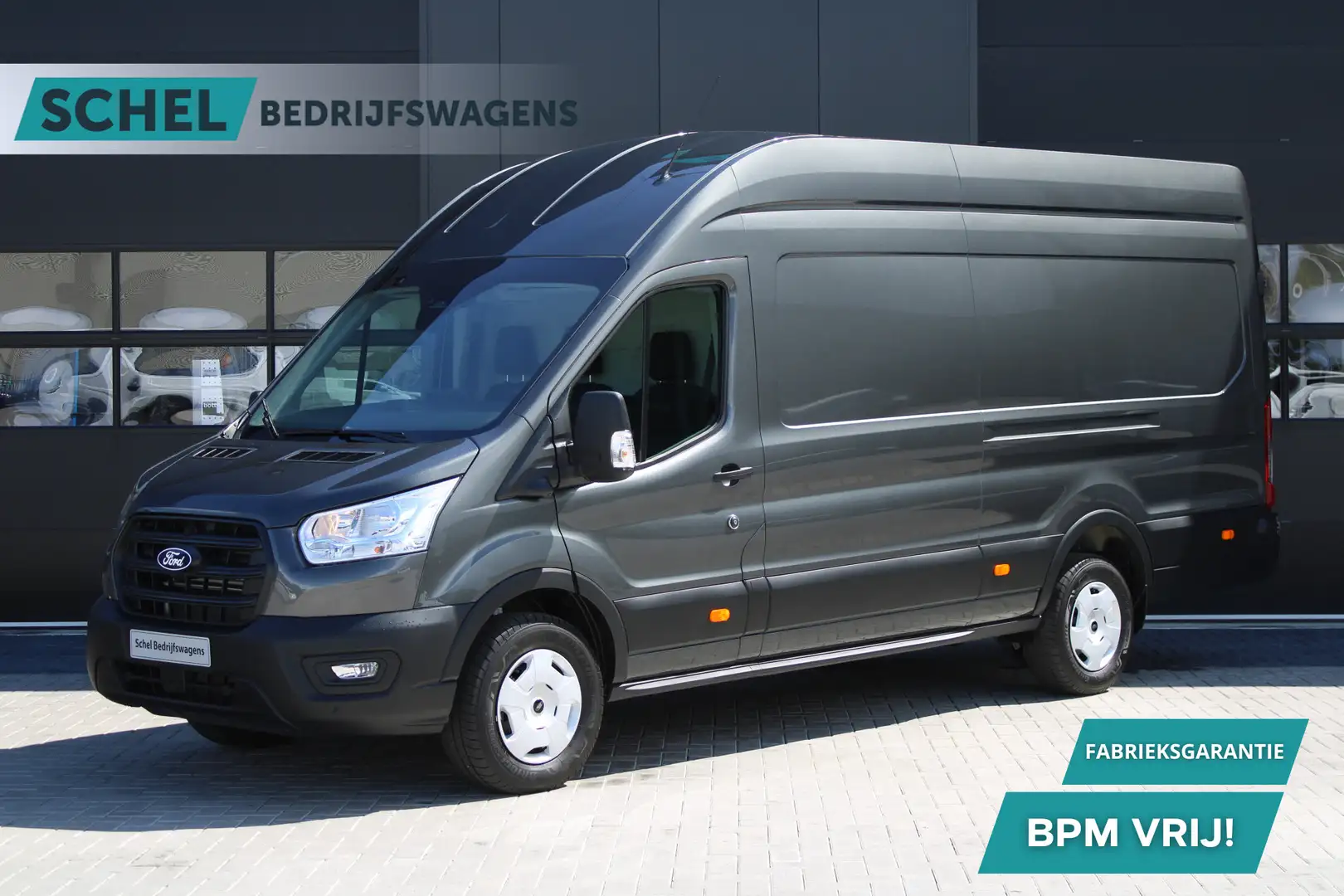 Ford Transit 350 2.0 TDCI L4H3 Trend RWD 165pk - 360 Camera - T Grijs - 1