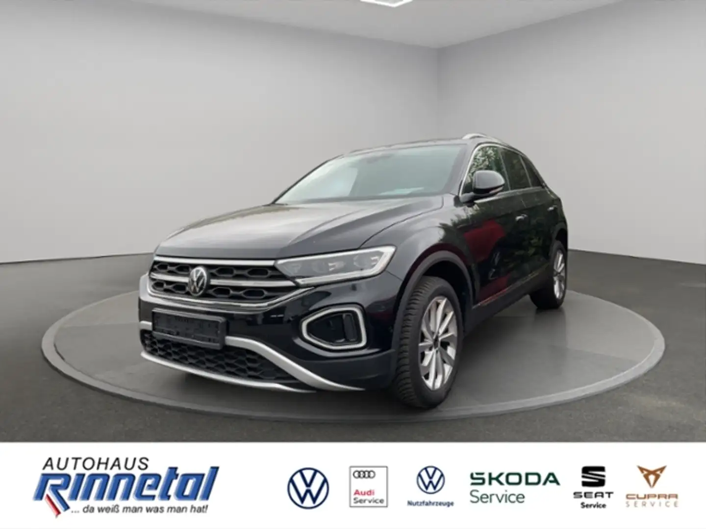 Volkswagen T-Roc 1.5 l TSI OPF DSG AHK+ACC+LED LICHT+NAVI+DIGI COC Schwarz - 1