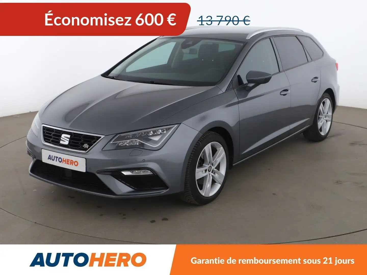 SEAT Leon ST 1.4 TSI ACT FR DSG Gris - 1