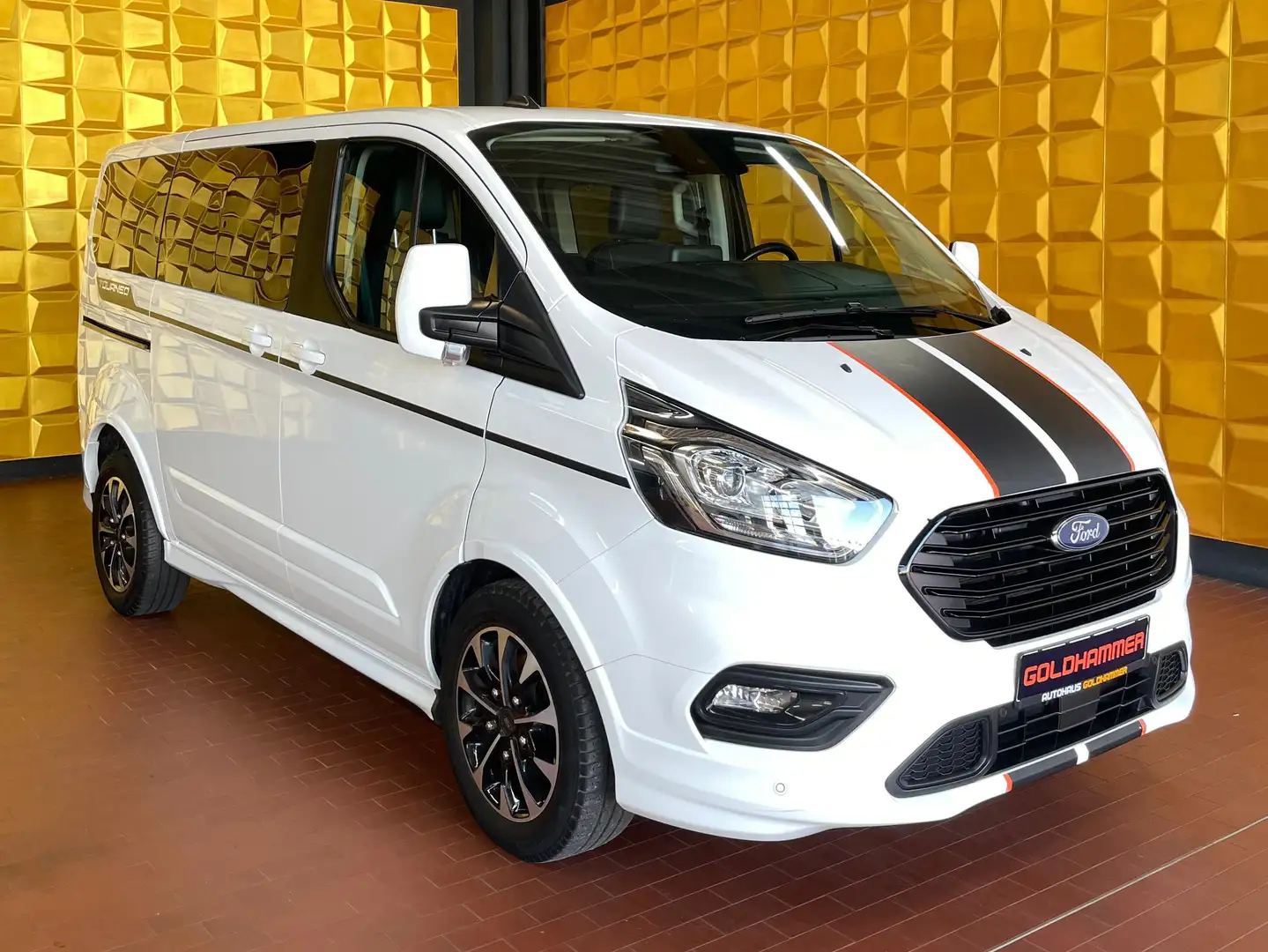 Ford Tourneo Custom L1 SPORT KAMERA/TEMP/1.HAND Bianco - 2