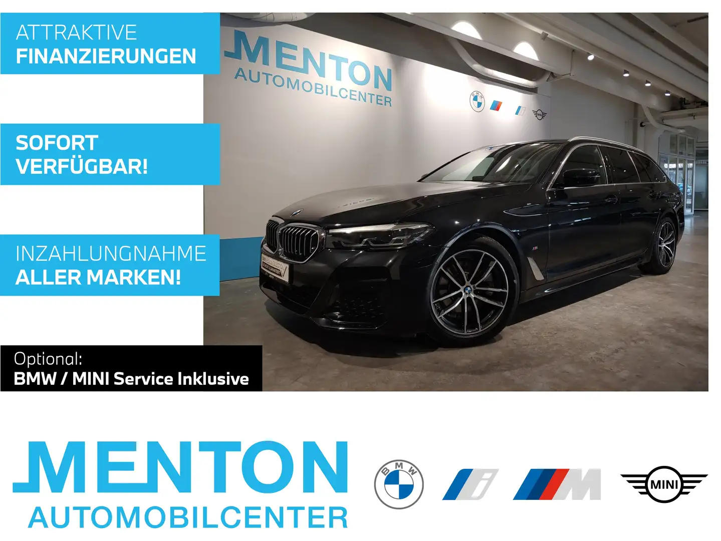BMW 520 d xDrive M-Sportpaket/LCProf./HuD/AHK/Harman Negro - 1