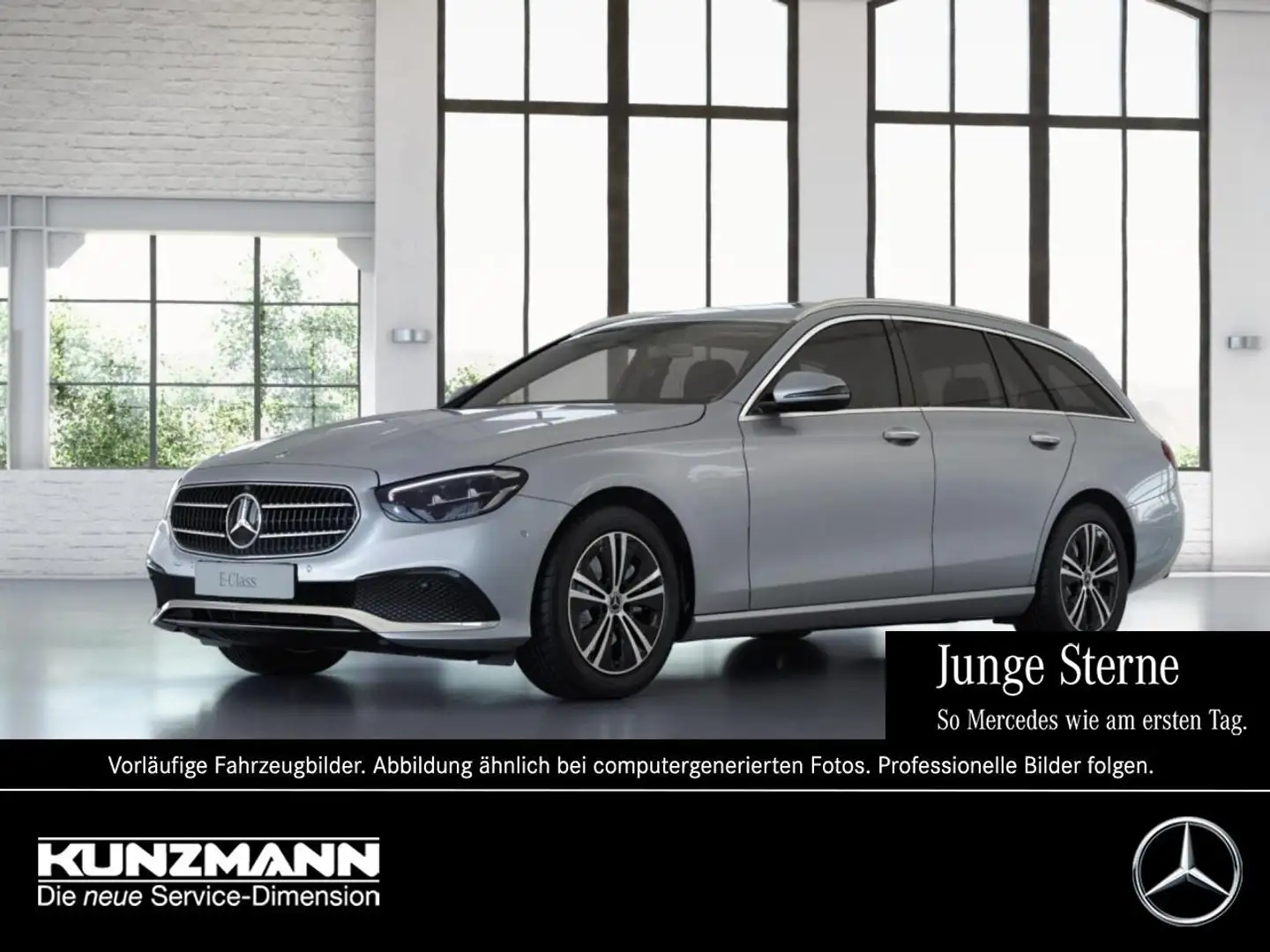 Mercedes-Benz E 220 d 4M T Avantgarde Distronic+ EasyPack 360° Silber - 1