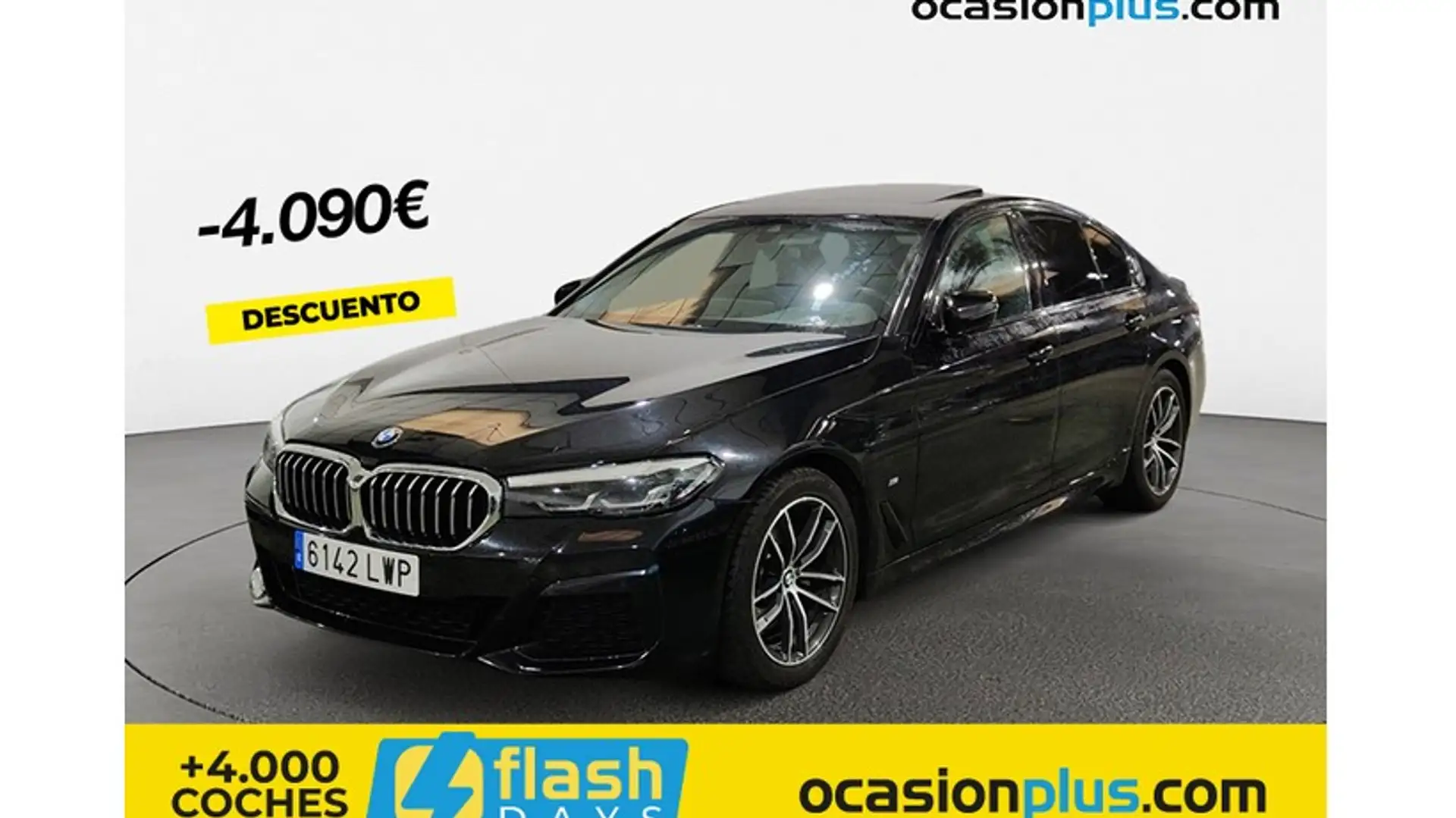 BMW 520 520dA Negro - 1